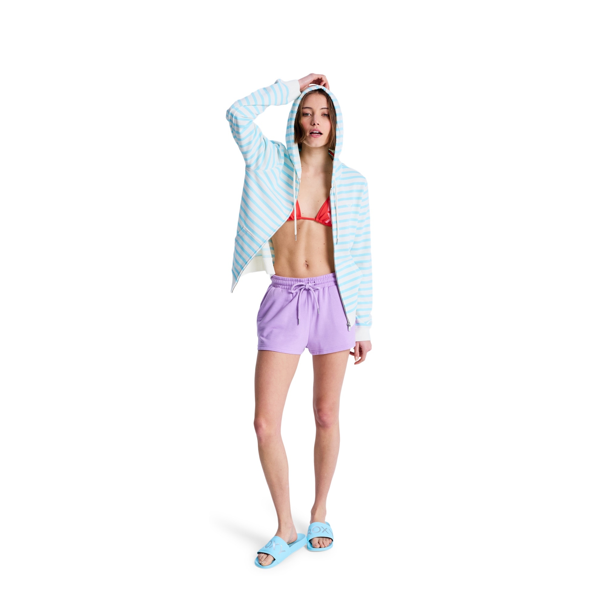 Imagen 5 de Sudadera de mujer Perfect Stripe Roxy - Azul Azul