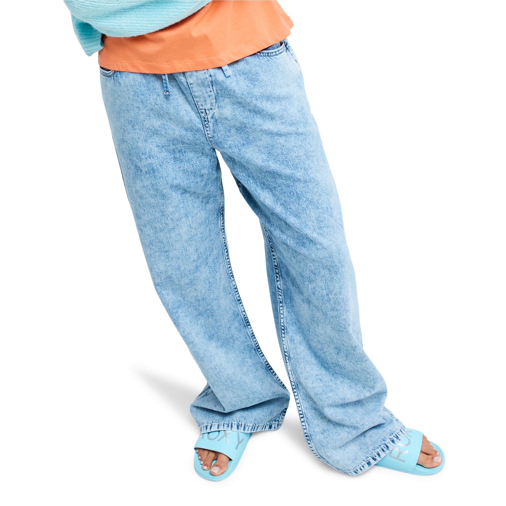 Imagen 0 de Pantalón de mujer Saltwater Mid Sunbleached Roxy Azul