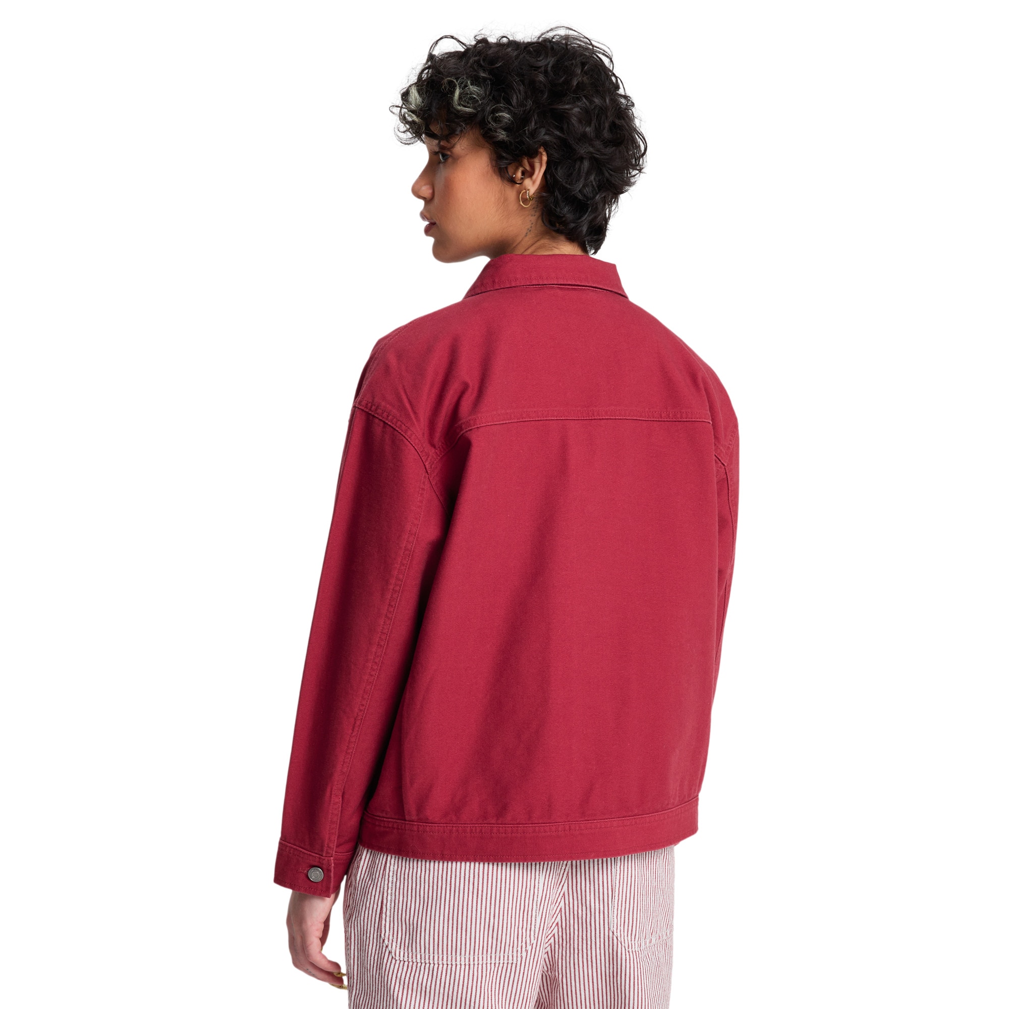 Chaqueta de mujer Santa Crop Quiksilver - Rojo Rojo-2