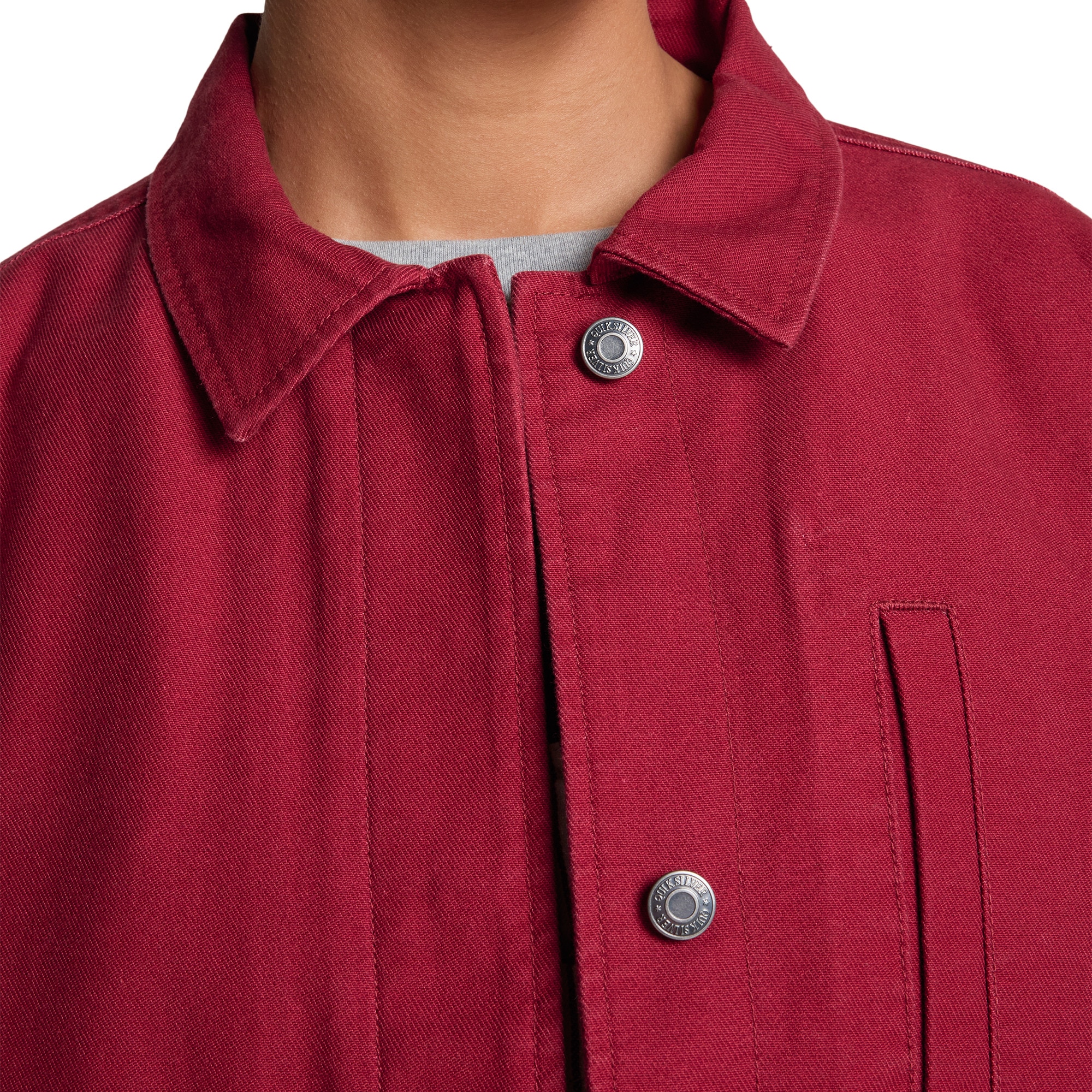 Chaqueta de mujer Santa Crop Quiksilver - Rojo Rojo-4