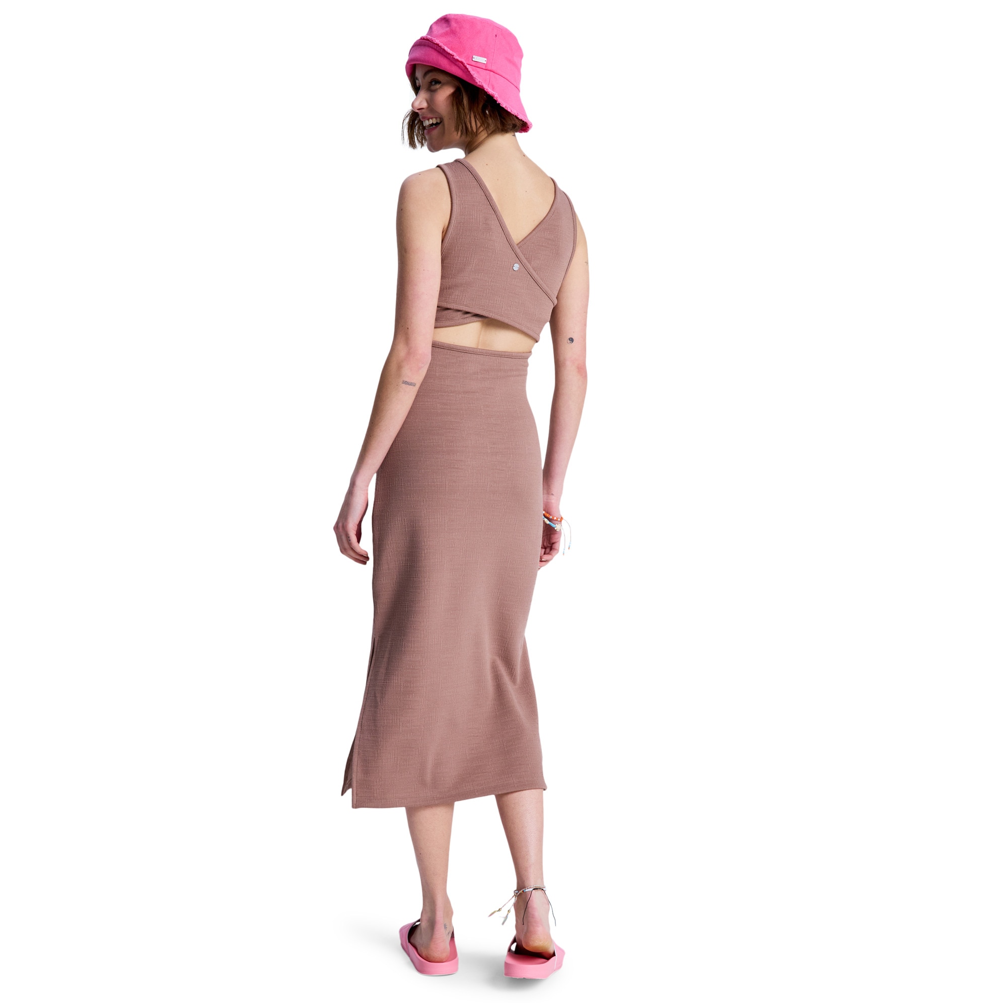 Vestido de mujer Good Keepsake Roxy - Marrón Marrón-2