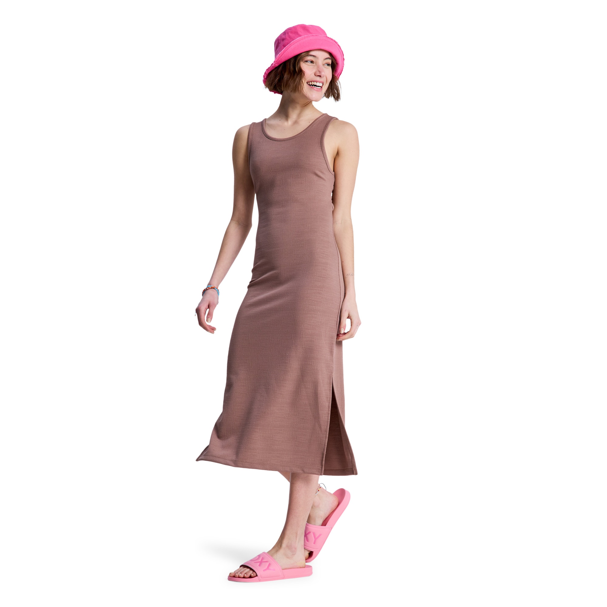 Vestido de mujer Good Keepsake Roxy - Marrón Marrón-3