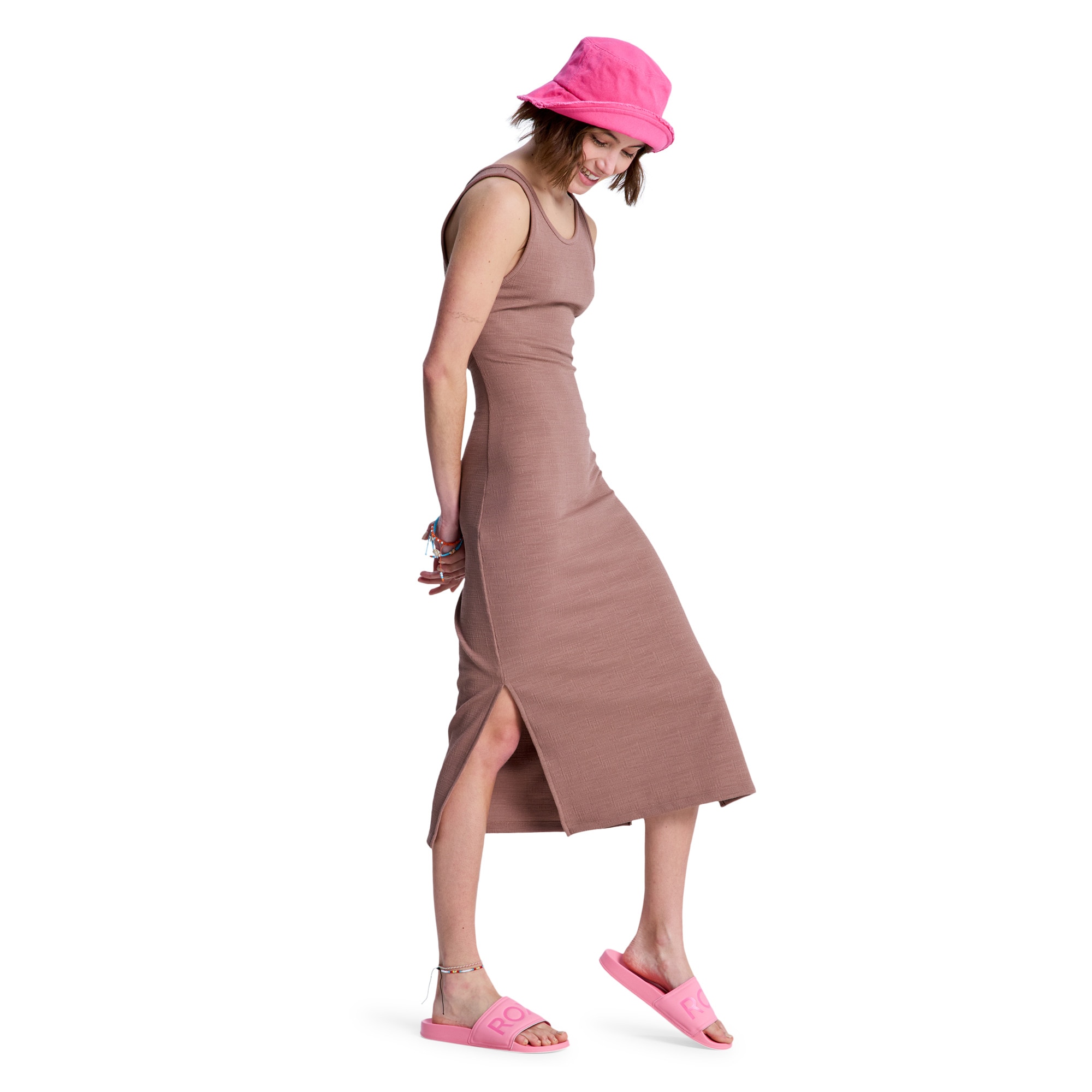 Vestido de mujer Good Keepsake Roxy - Marrón Marrón-4