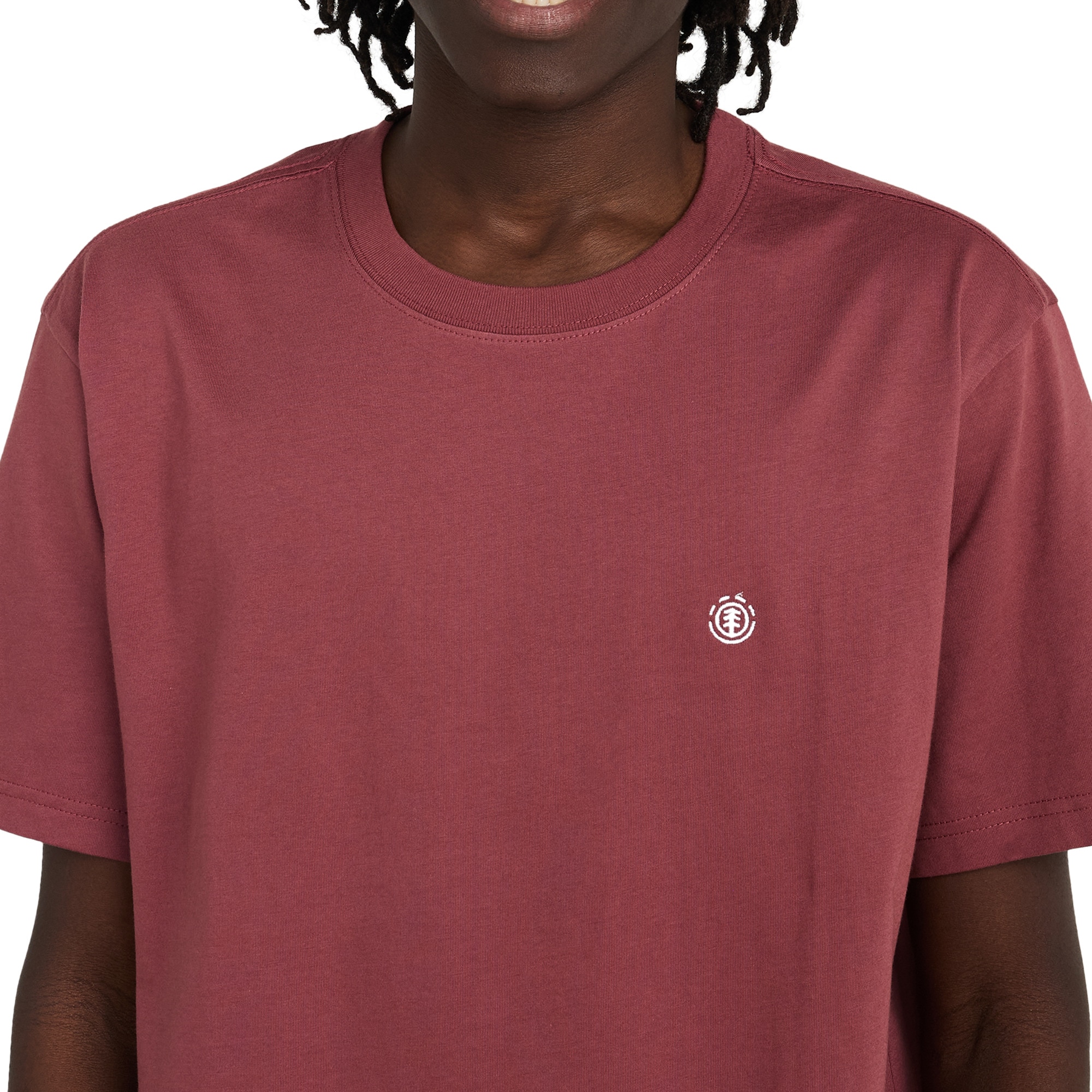 Camiseta de manga corta para hombre Icon Embroidery Element - Rojo Rojo-4