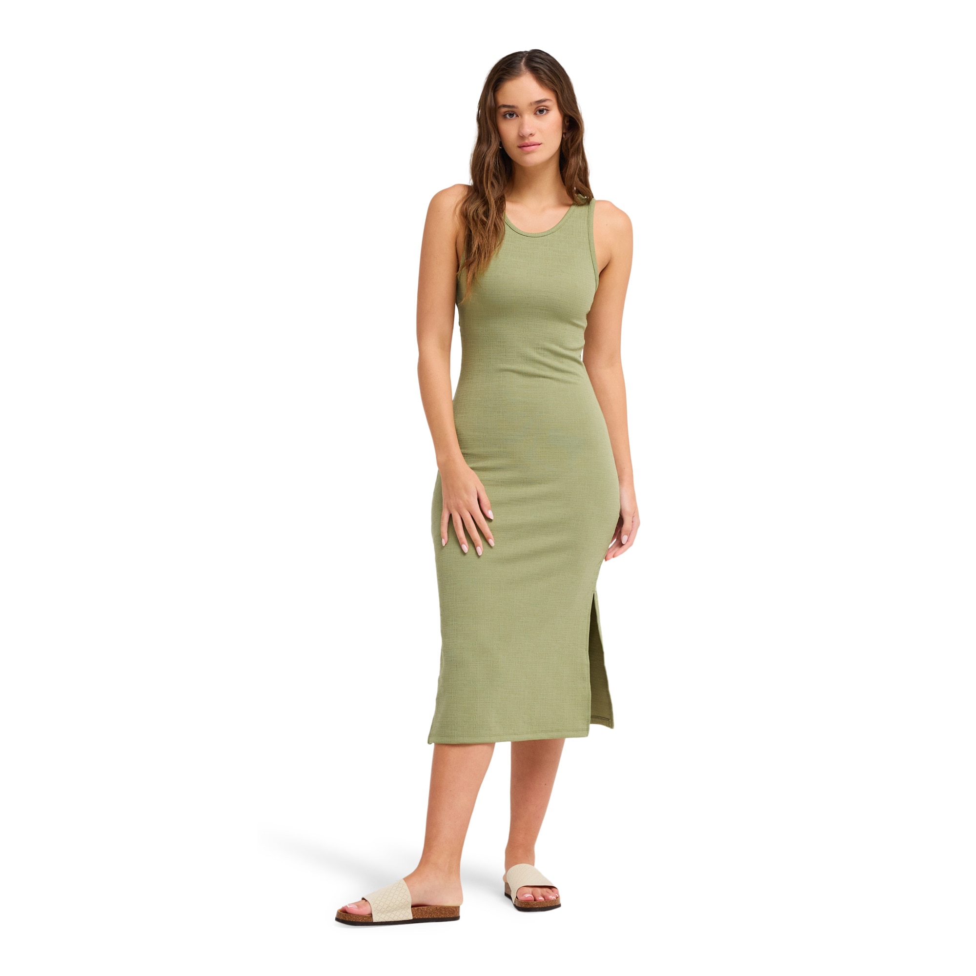 Vestido de mujer Good Keepsake Roxy - Verde Oliva Verde Oliva-4