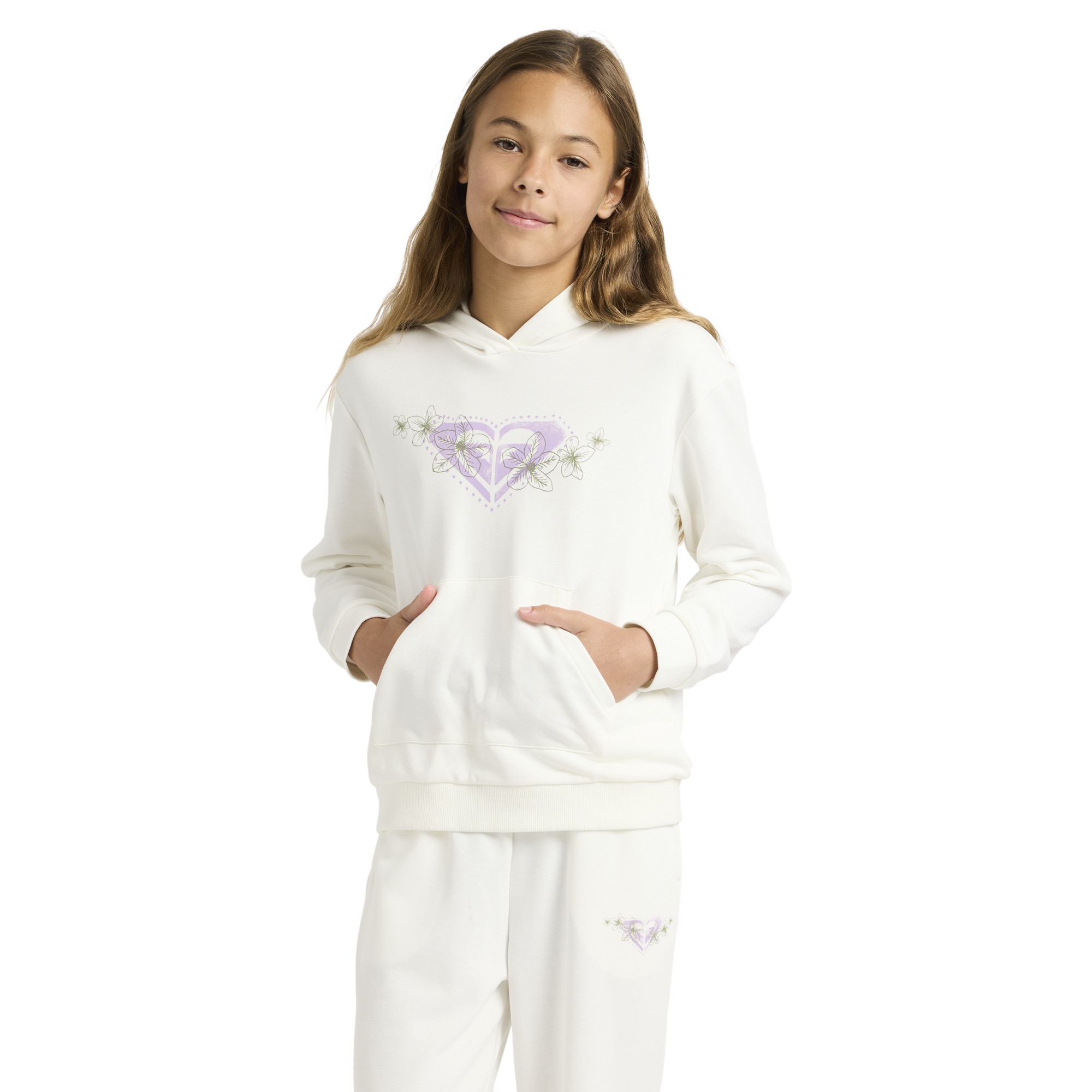 Sudadera de niños Surf Feeling Terry Roxy - Blanco Blanco-1