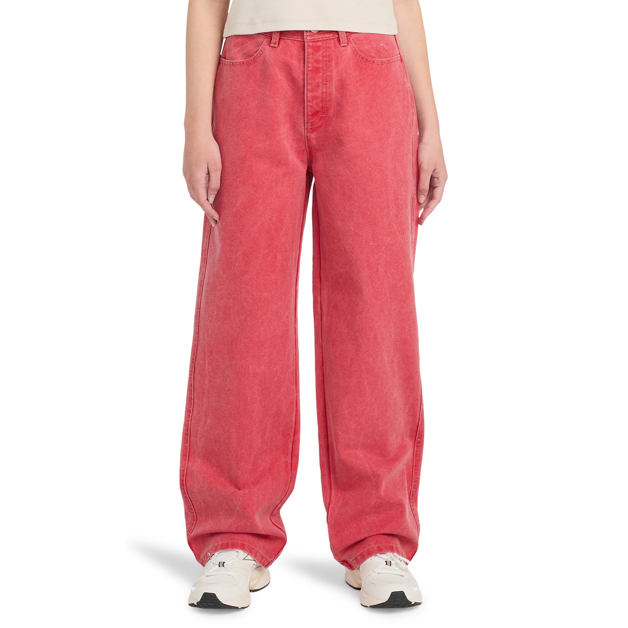 Pantalón de mujer 365 Canvas W Element - Rojo Rojo-1