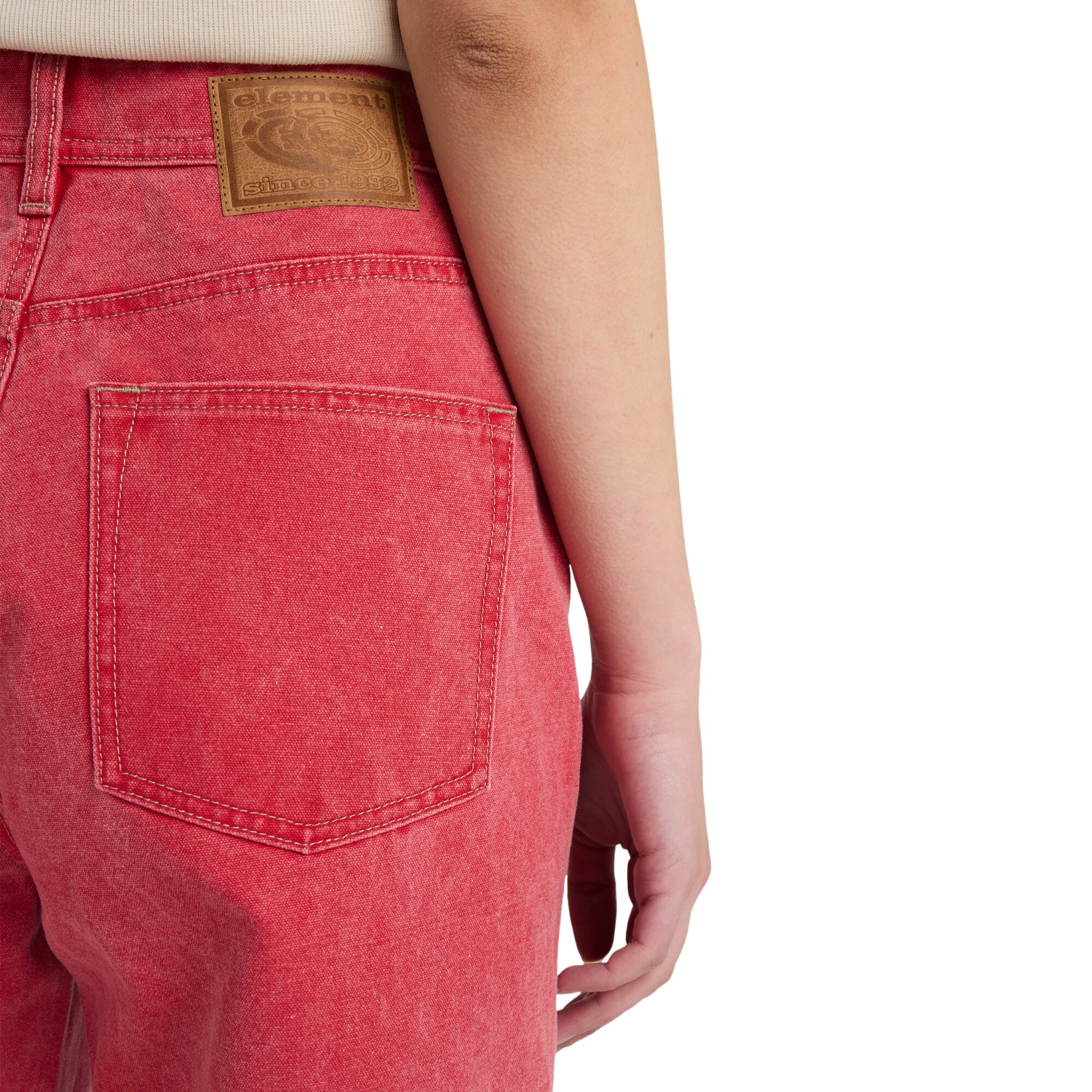 Pantalón de mujer 365 Canvas W Element - Rojo Rojo-6