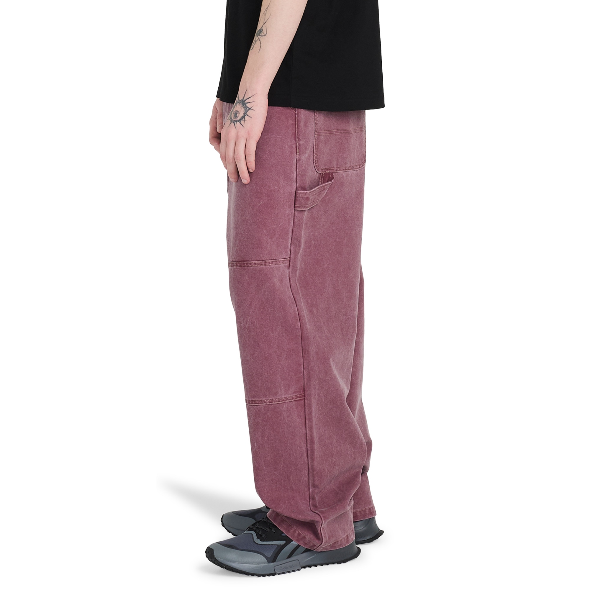 Pantalón de hombre Big Carpenter Canvas Element - Morado Morado-3
