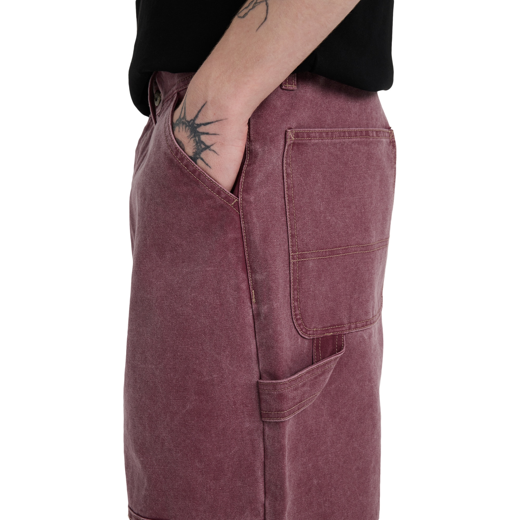 Pantalón de hombre Big Carpenter Canvas Element - Morado Morado-6