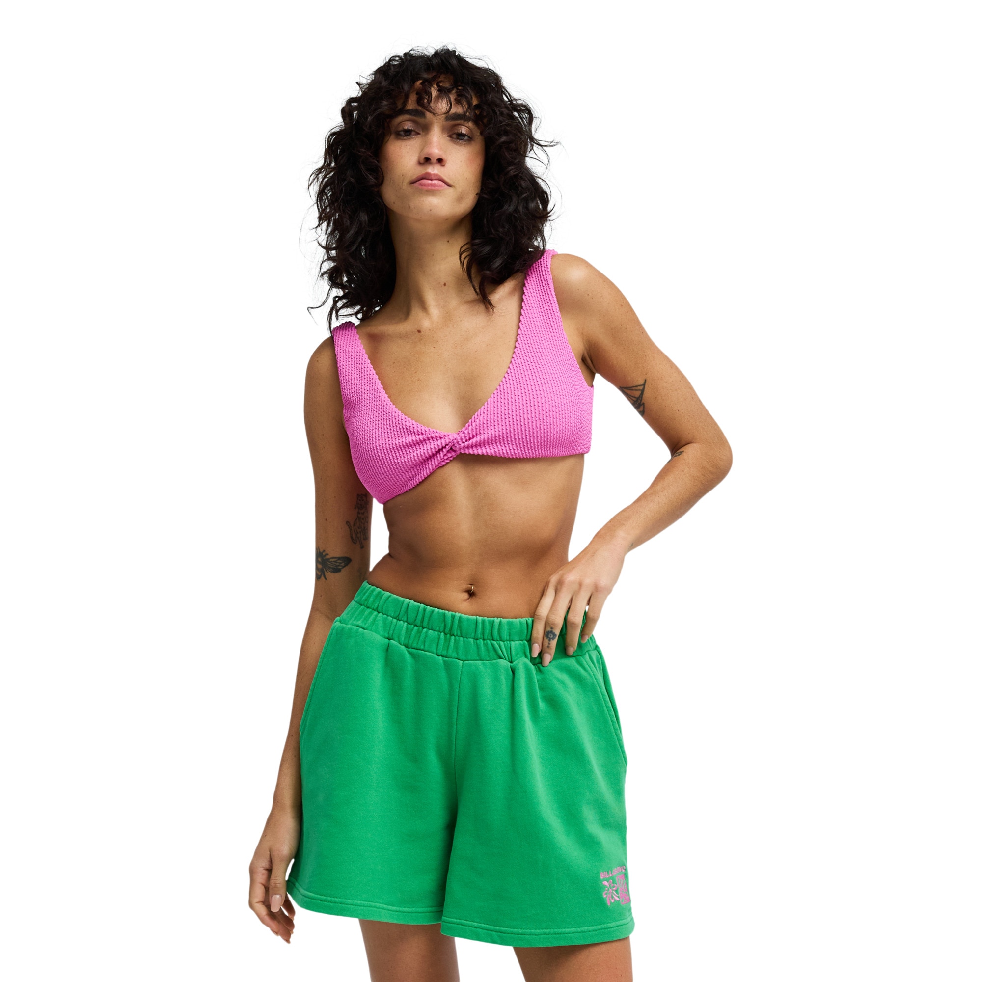 Imagen 0 de Pantalón corto de mujer Springbreak Billabong Verde