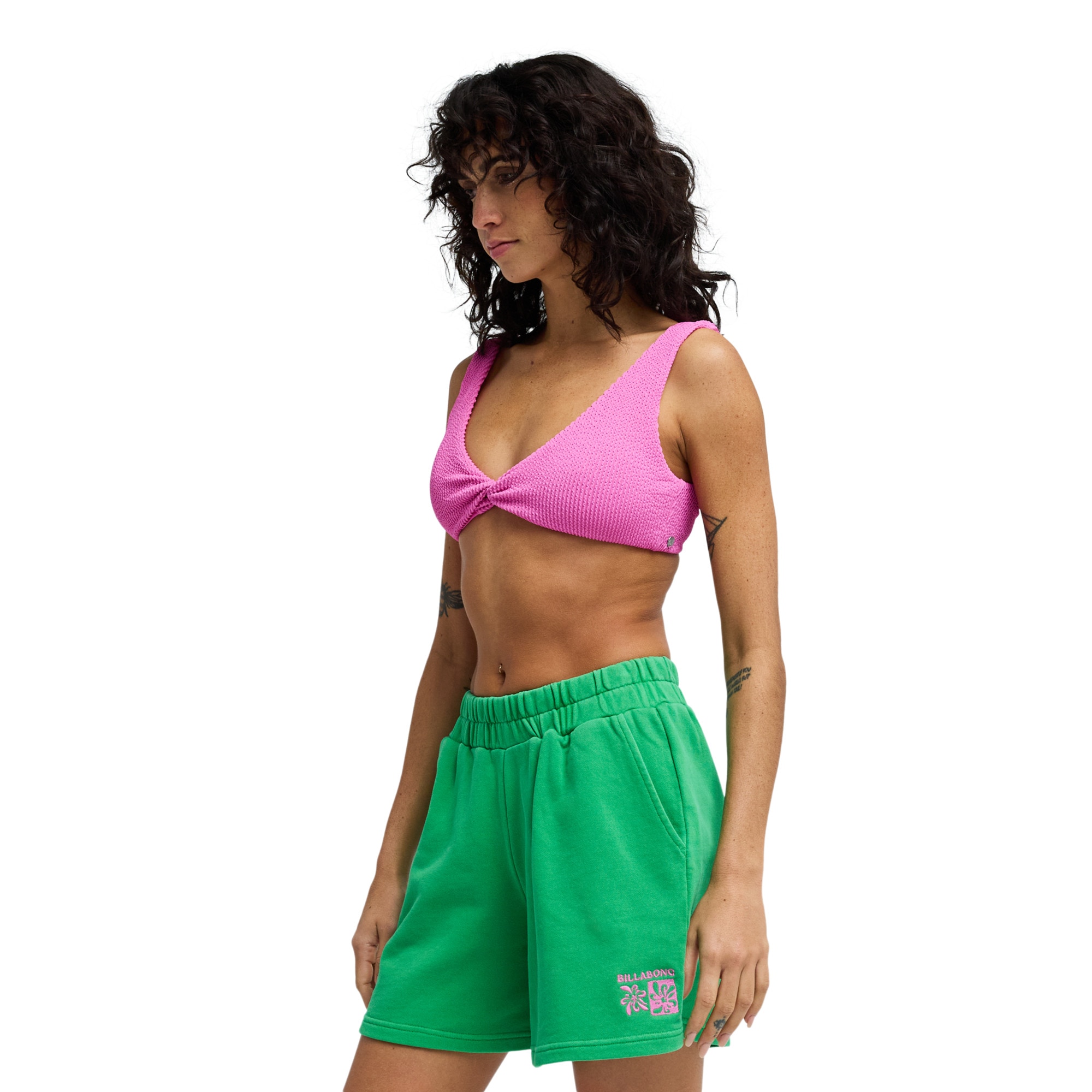 Pantalón corto de mujer Springbreak Billabong - Verde Verde-4