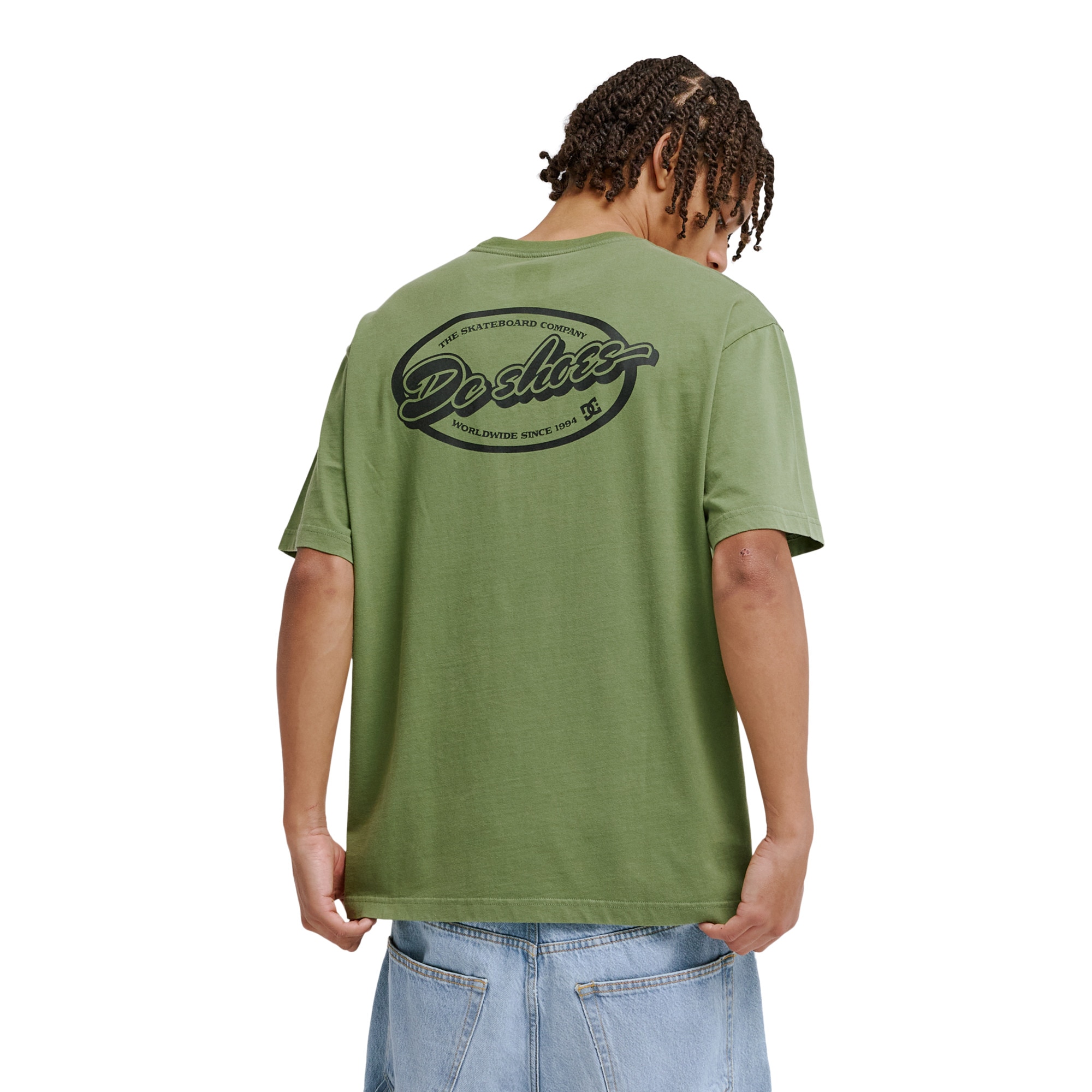 Camiseta de hombre Melted Core DC Shoes - Verde Verde-2