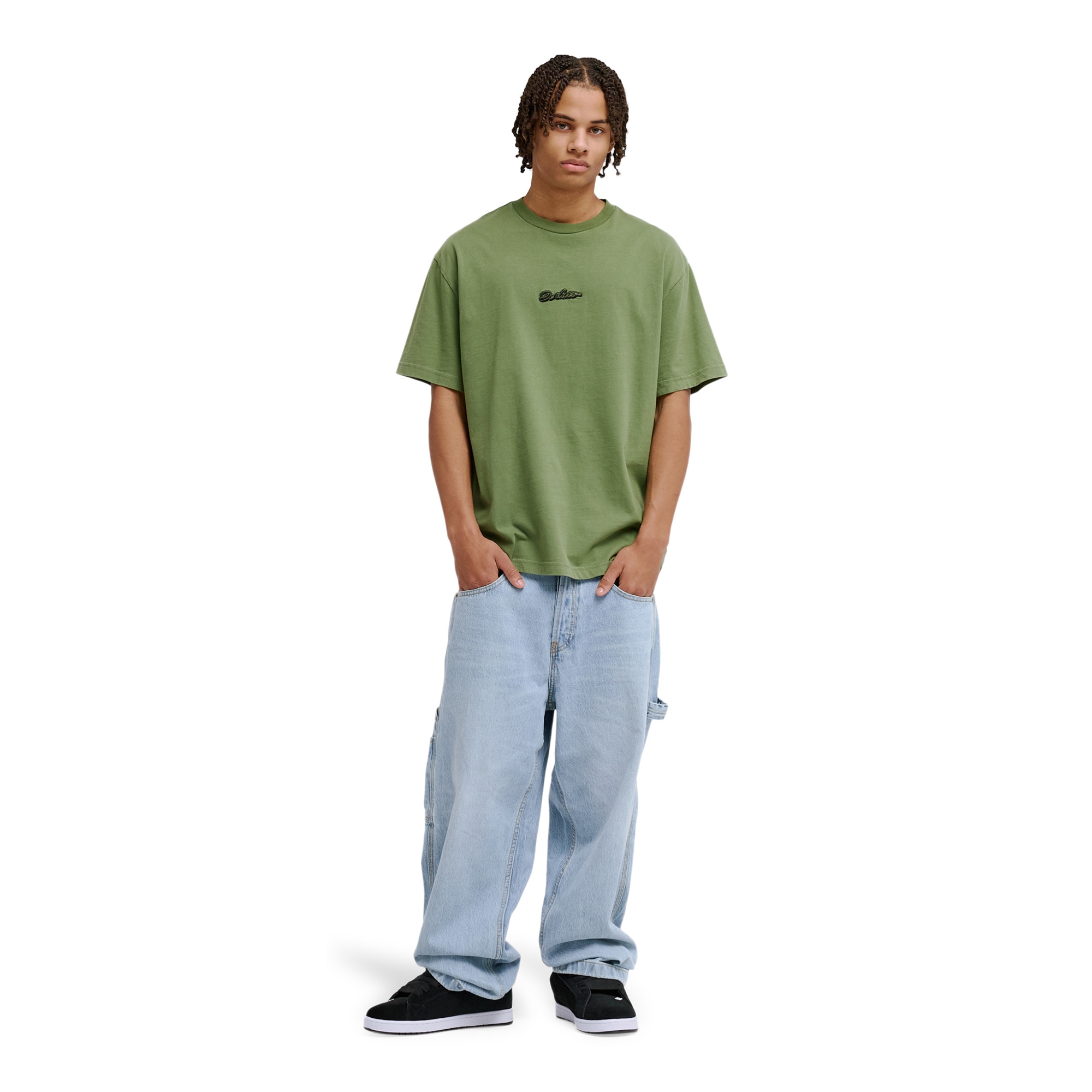 Camiseta de hombre Melted Core DC Shoes - Verde Verde-3