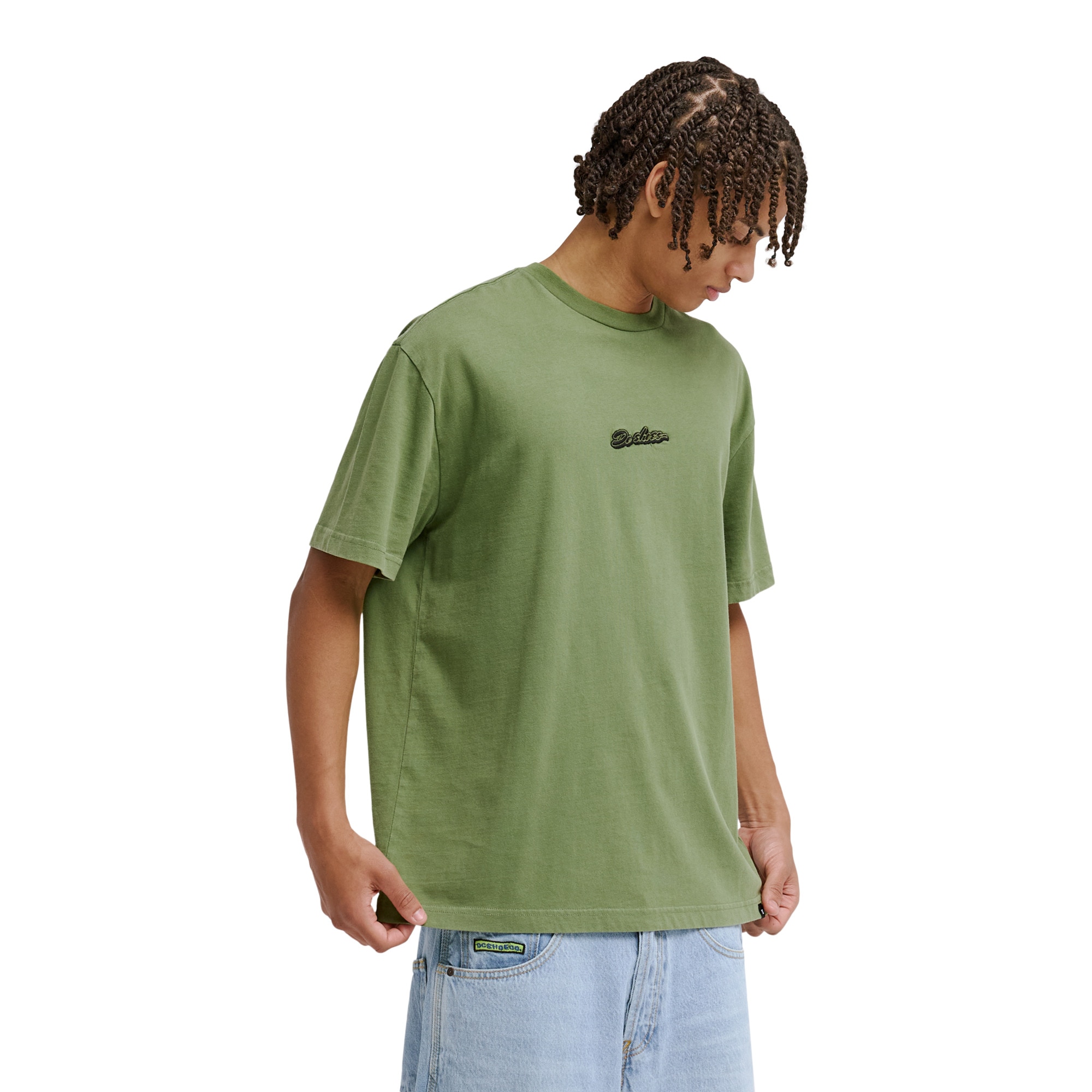 Camiseta de hombre Melted Core DC Shoes - Verde Verde-4