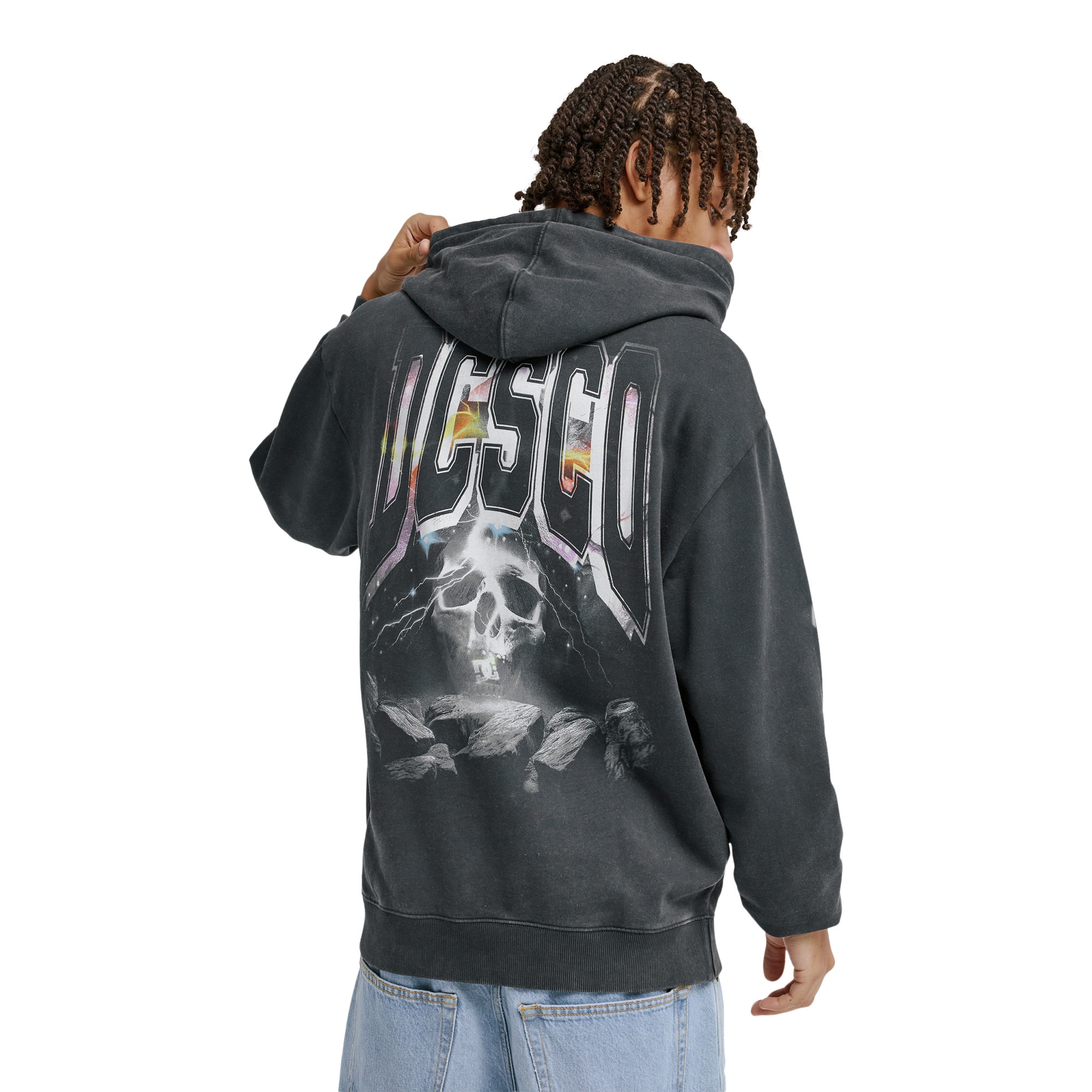Sudadera de hombre Skull Storm DC Shoes - Negro Negro-2
