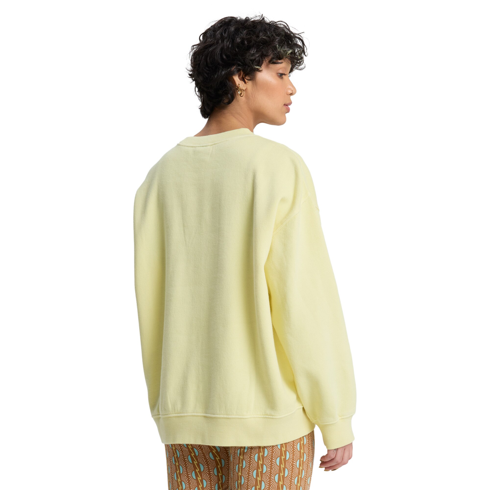 Sudadera de cuello redondo para mujer Essential - Amarillo Amarillo-2