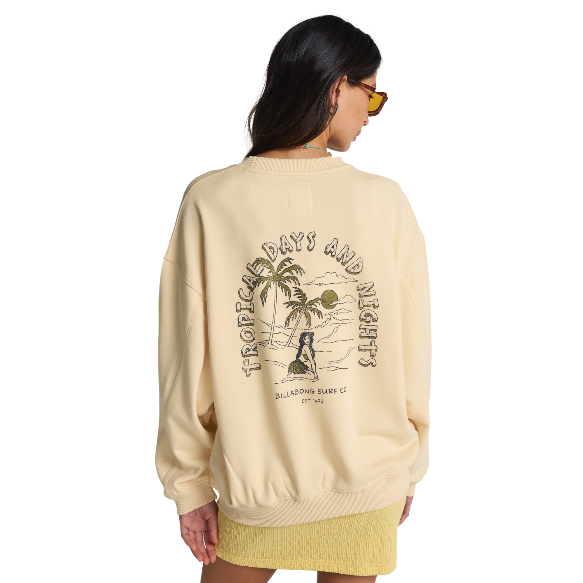 Imagen 3 de Sudadera de mujer All The Days Kendall Billabong - Blanco Blanco
