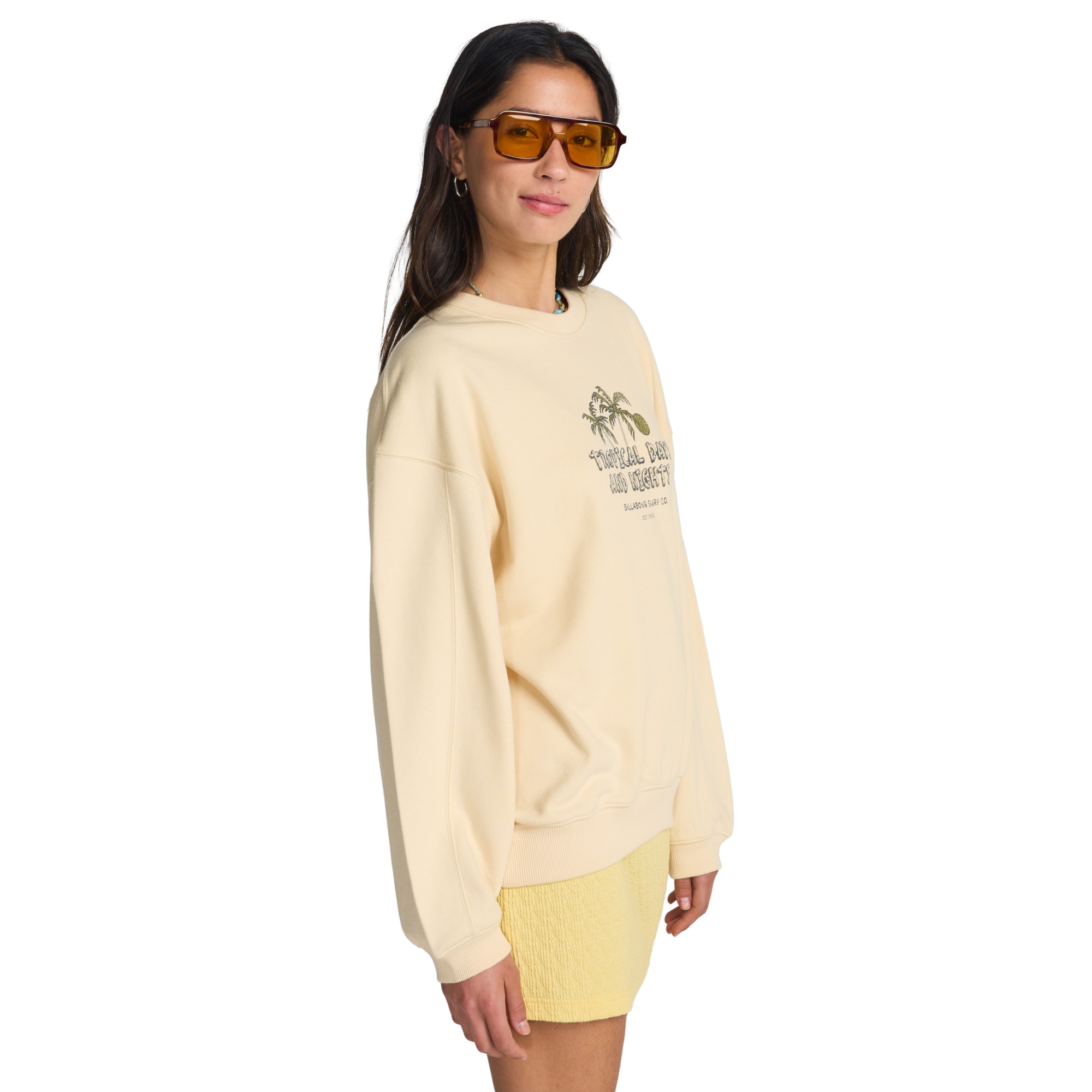 Imagen 4 de Sudadera de mujer All The Days Kendall Billabong - Blanco Blanco