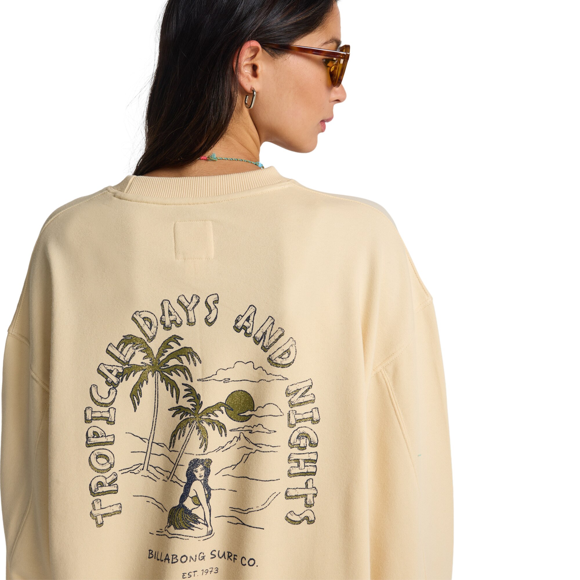 Imagen 6 de Sudadera de mujer All The Days Kendall Billabong - Blanco Blanco