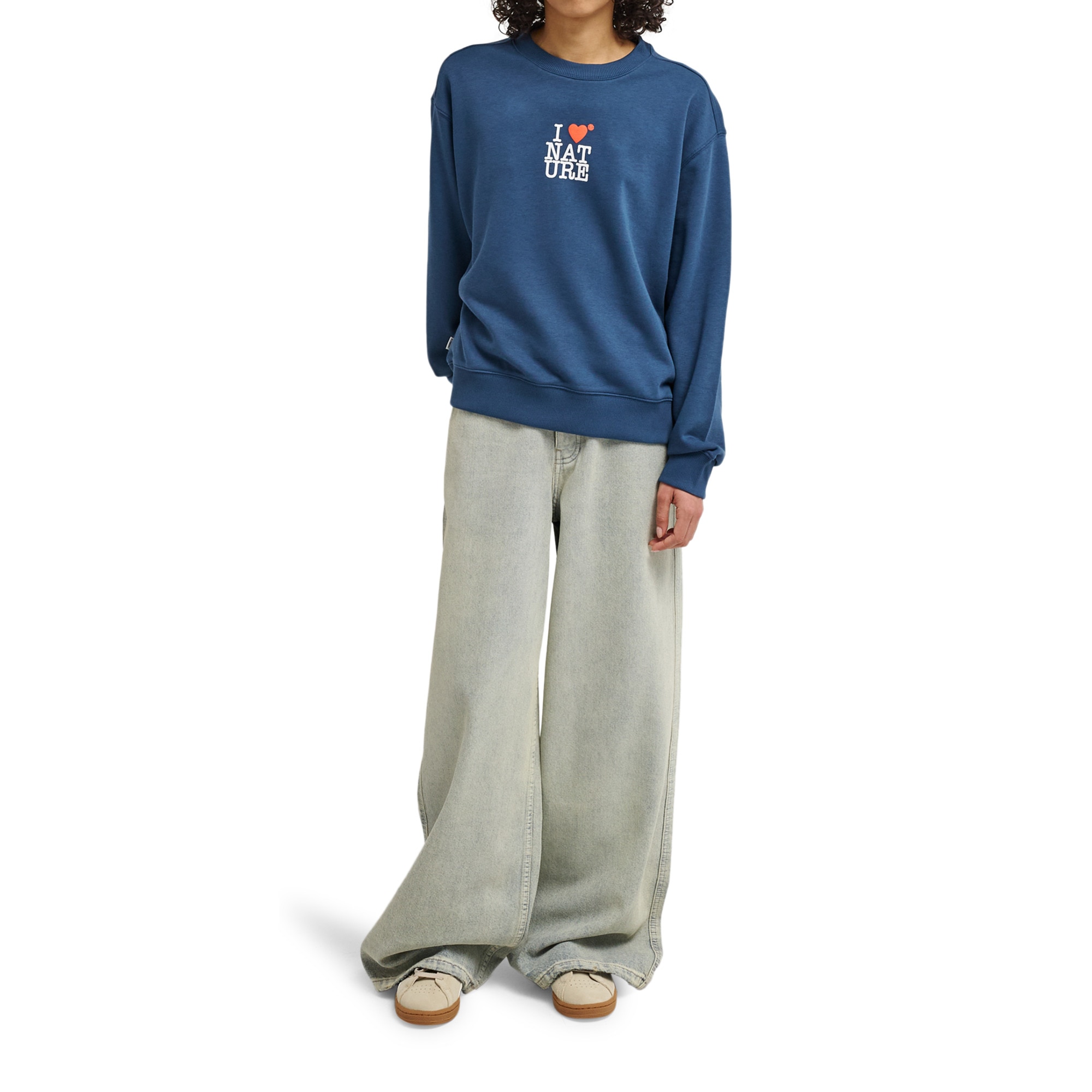 Imagen 4 de Sudadera de mujer I Heart Element - Azul Azul