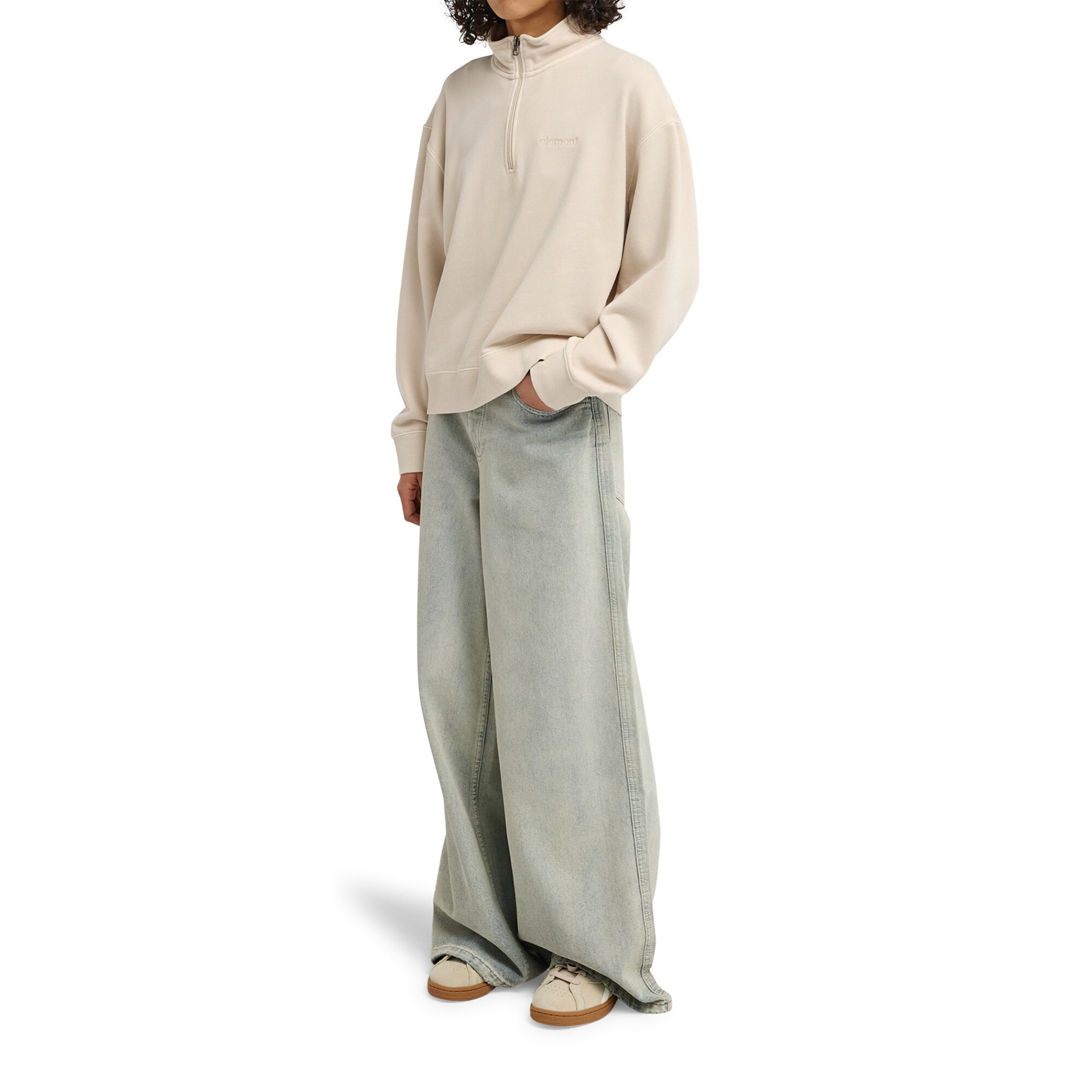 Imagen 5 de Sudadera de mujer Lowcase Element - Beige Beige