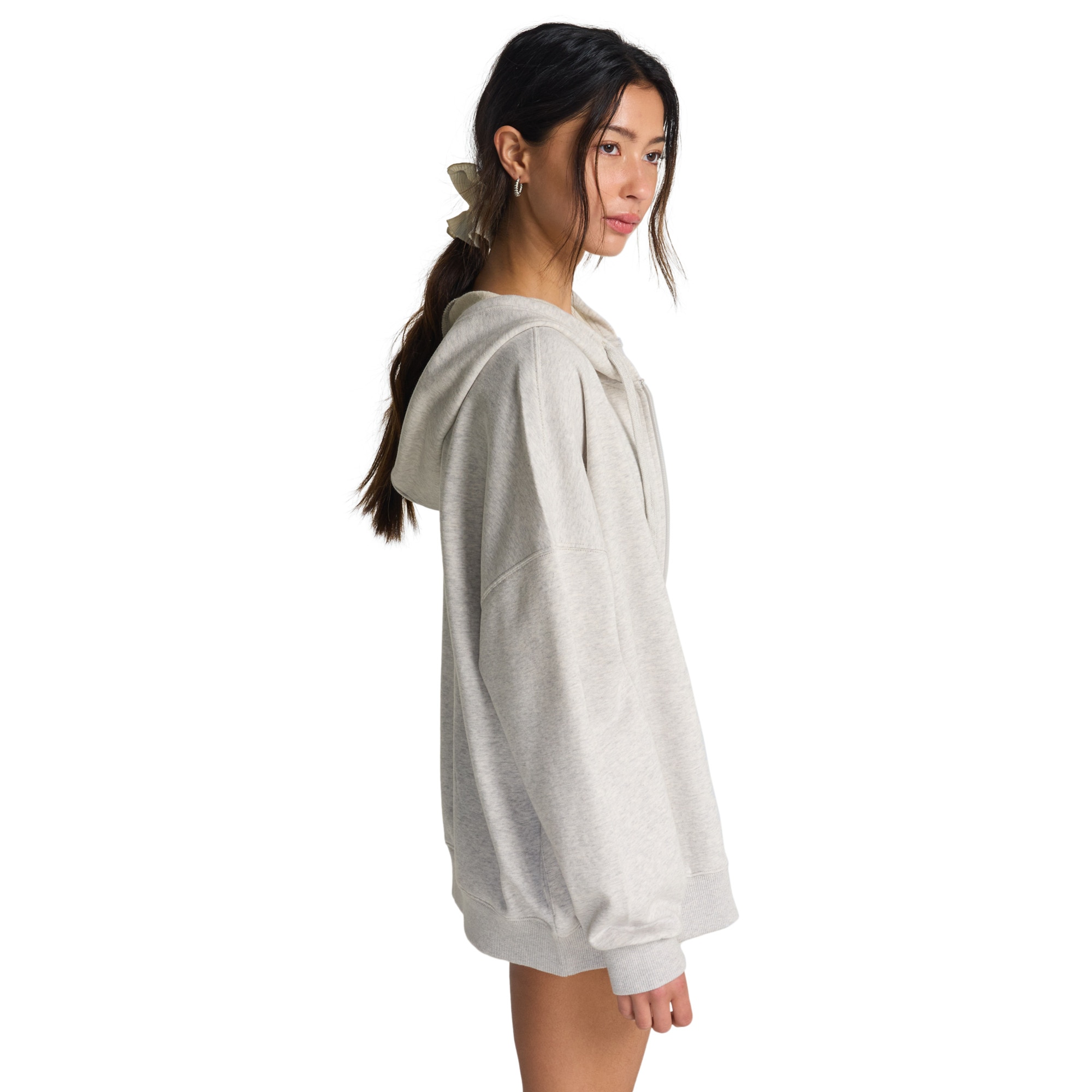 Imagen 4 de Sudadera de mujer Zip Family Billabong - Gris Gris