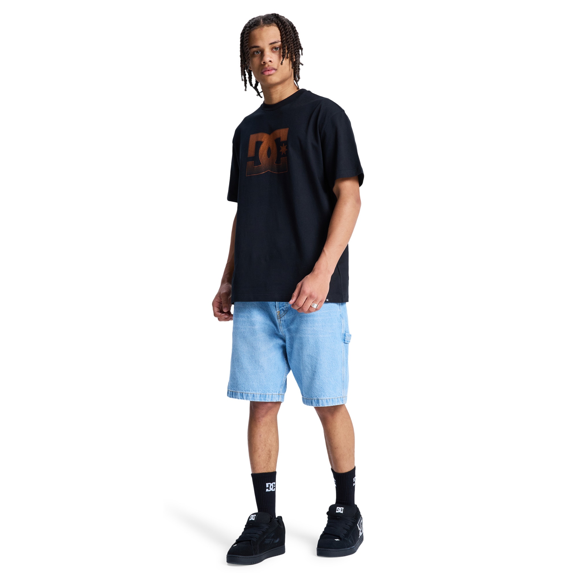 Camiseta de hombre DC Star Oxidized DC Shoes - Negro Negro-5