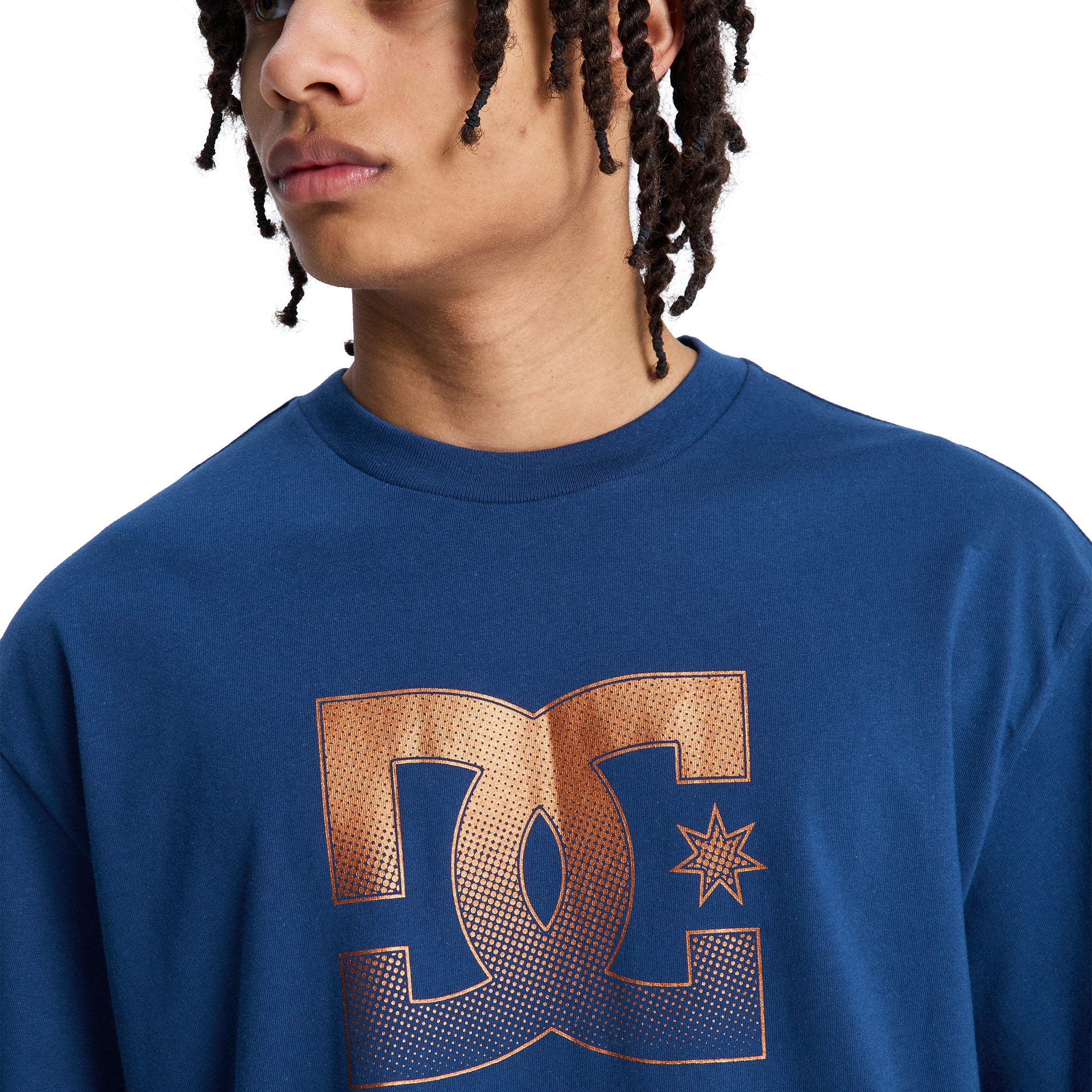 Camiseta de hombre DC Star Oxidized DC Shoes - Azul Azul-4