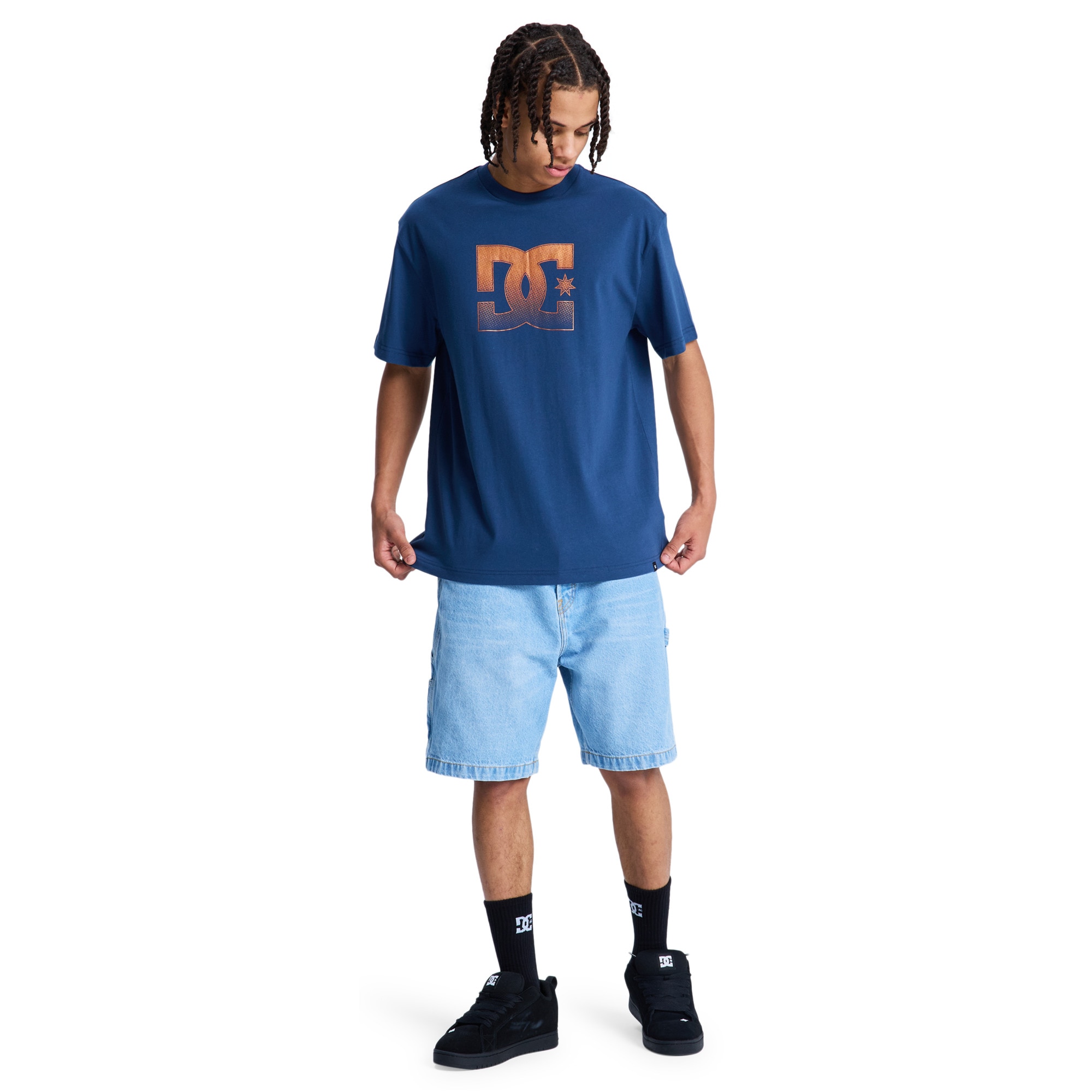 Camiseta de hombre DC Star Oxidized DC Shoes - Azul Azul-5