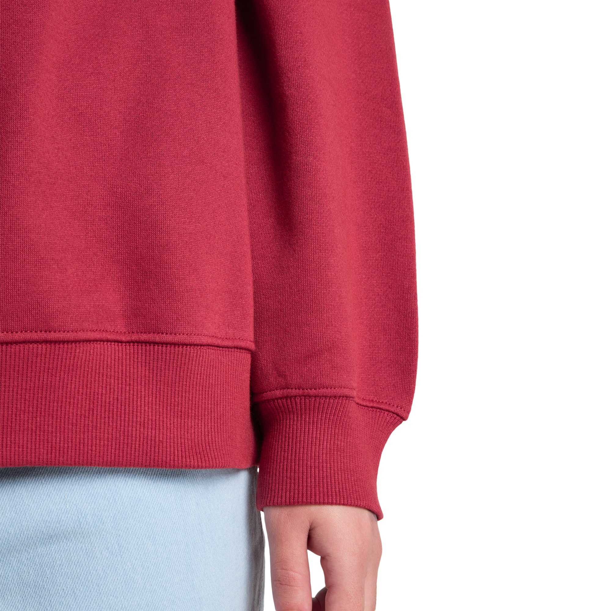 Sudadera de cuello redondo para mujer Estándar - Rojo Rojo-6