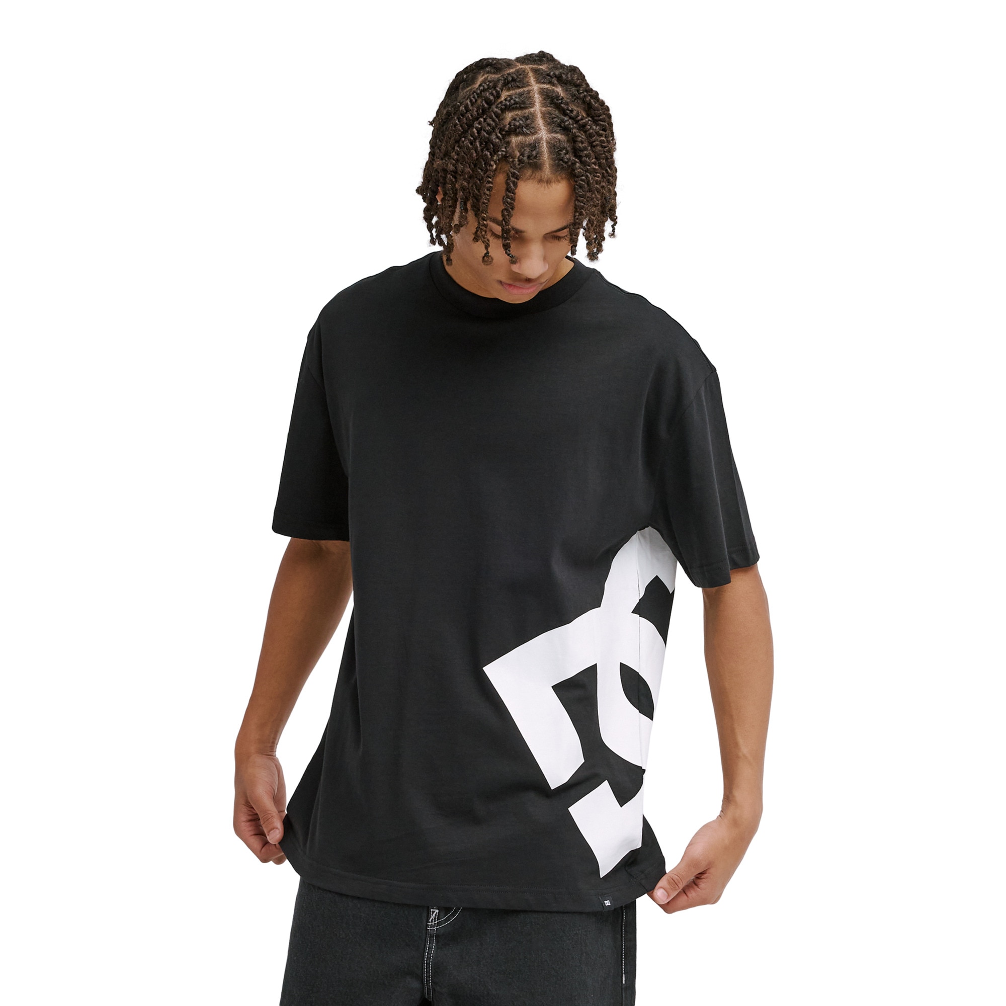 Camiseta de hombre DC Lanai DC Shoes - Gris claro Negro-1