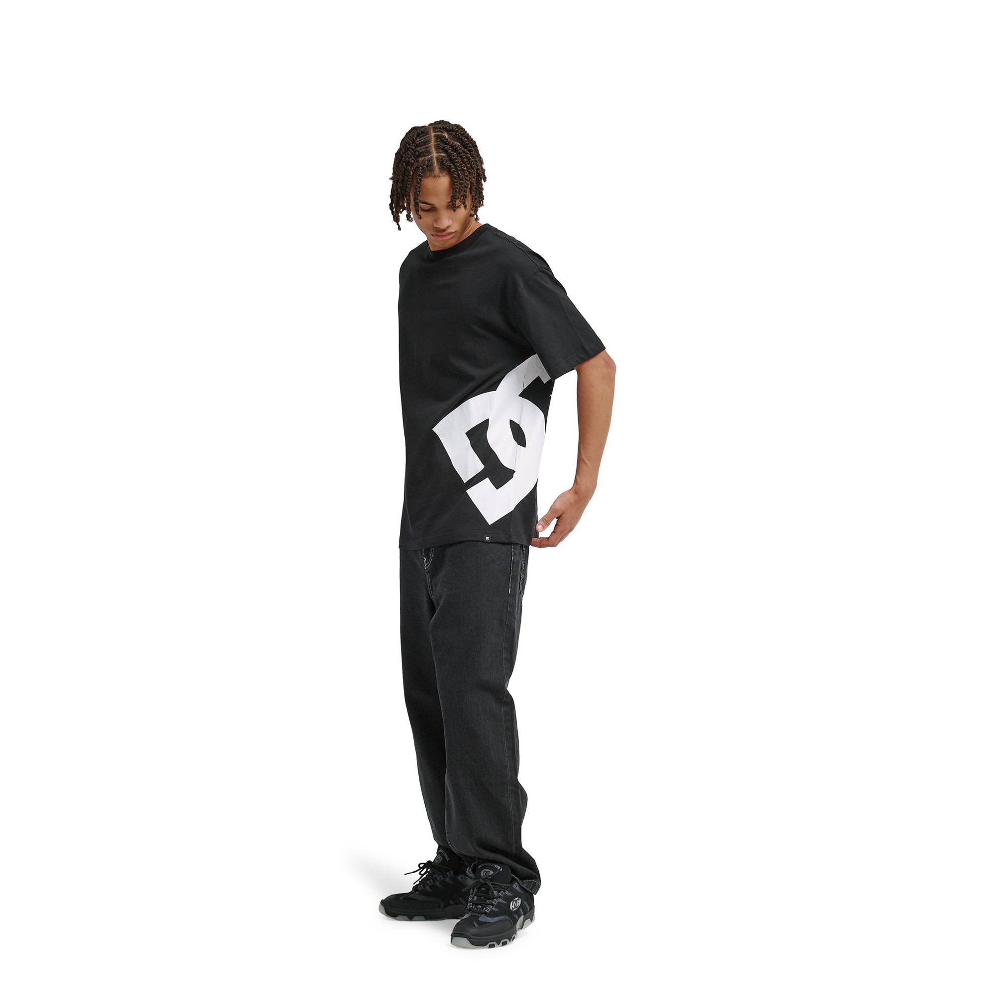 Camiseta de hombre DC Lanai DC Shoes - Gris claro Negro-3
