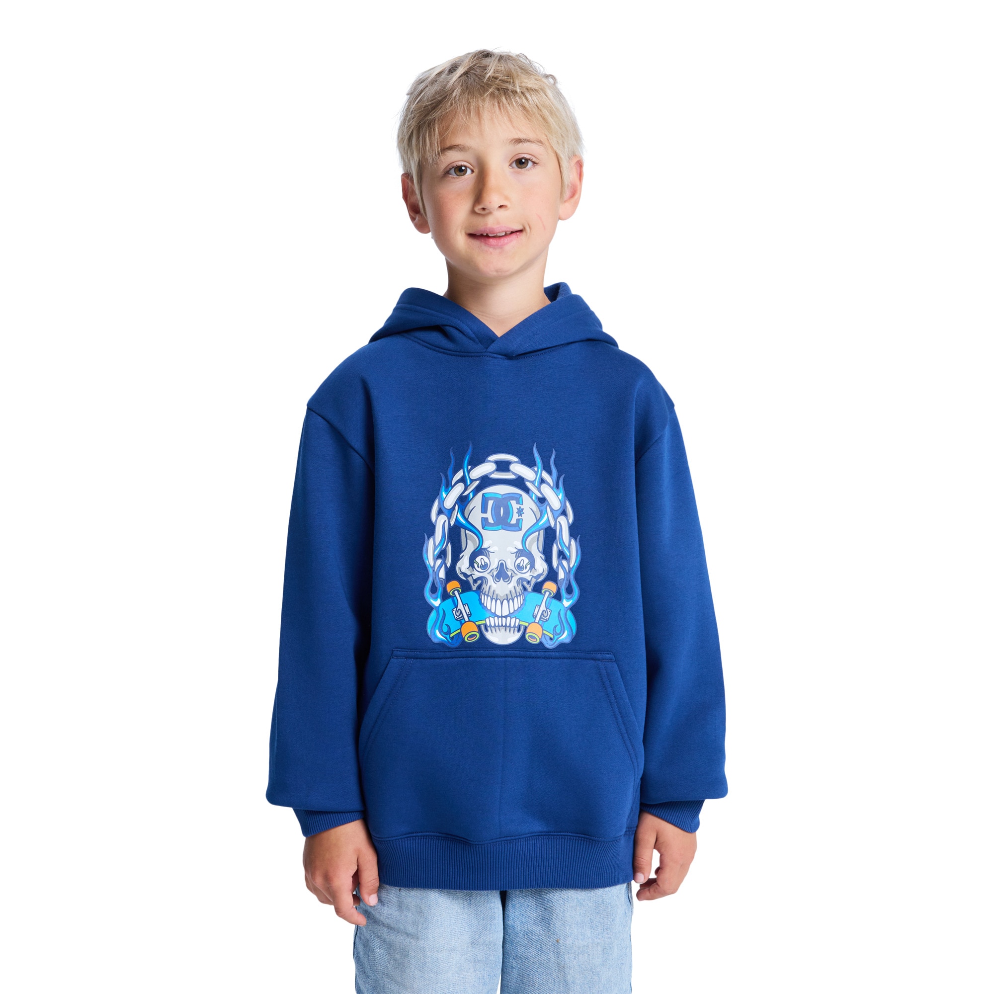 Imagen 0 de Sudadera de niños Burning Skull DC Shoes Azul
