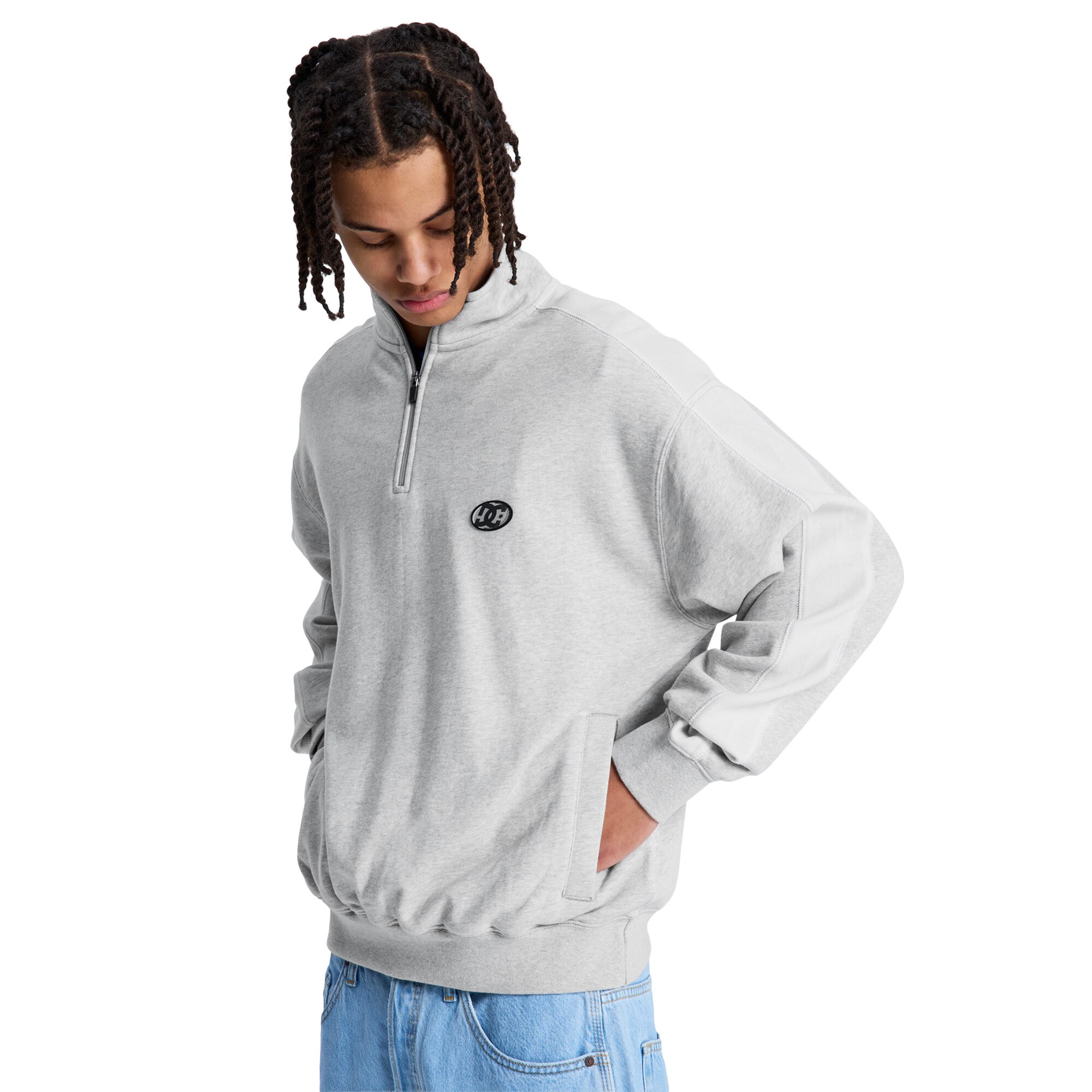 Imagen 4 de Sudadera de hombre Flow Down DC Shoes - Gris claro Gris claro