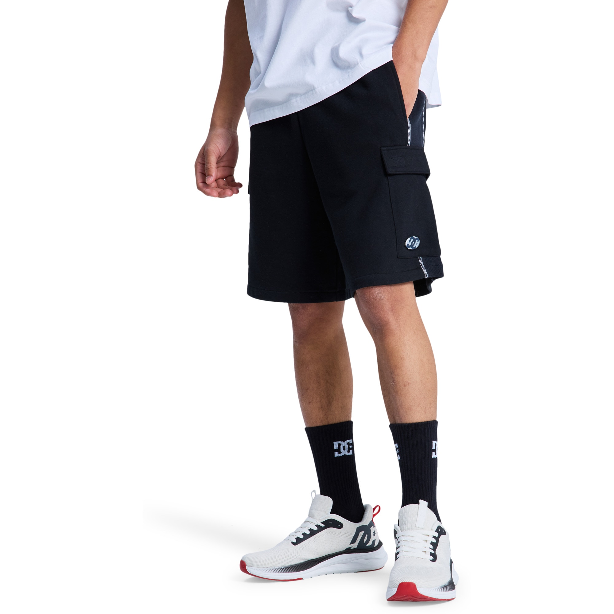 Pantalón corto de hombre Flow Down DC Shoes - Negro Negro-4
