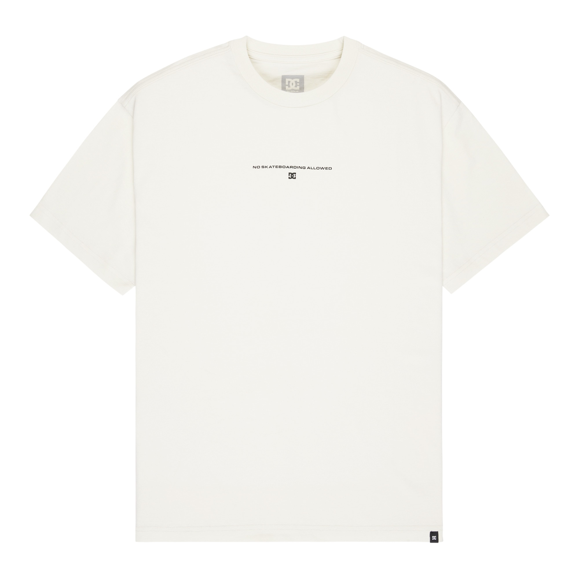Camiseta de hombre No Skateboard Allowed DC Shoes - Blanco Blanco-6