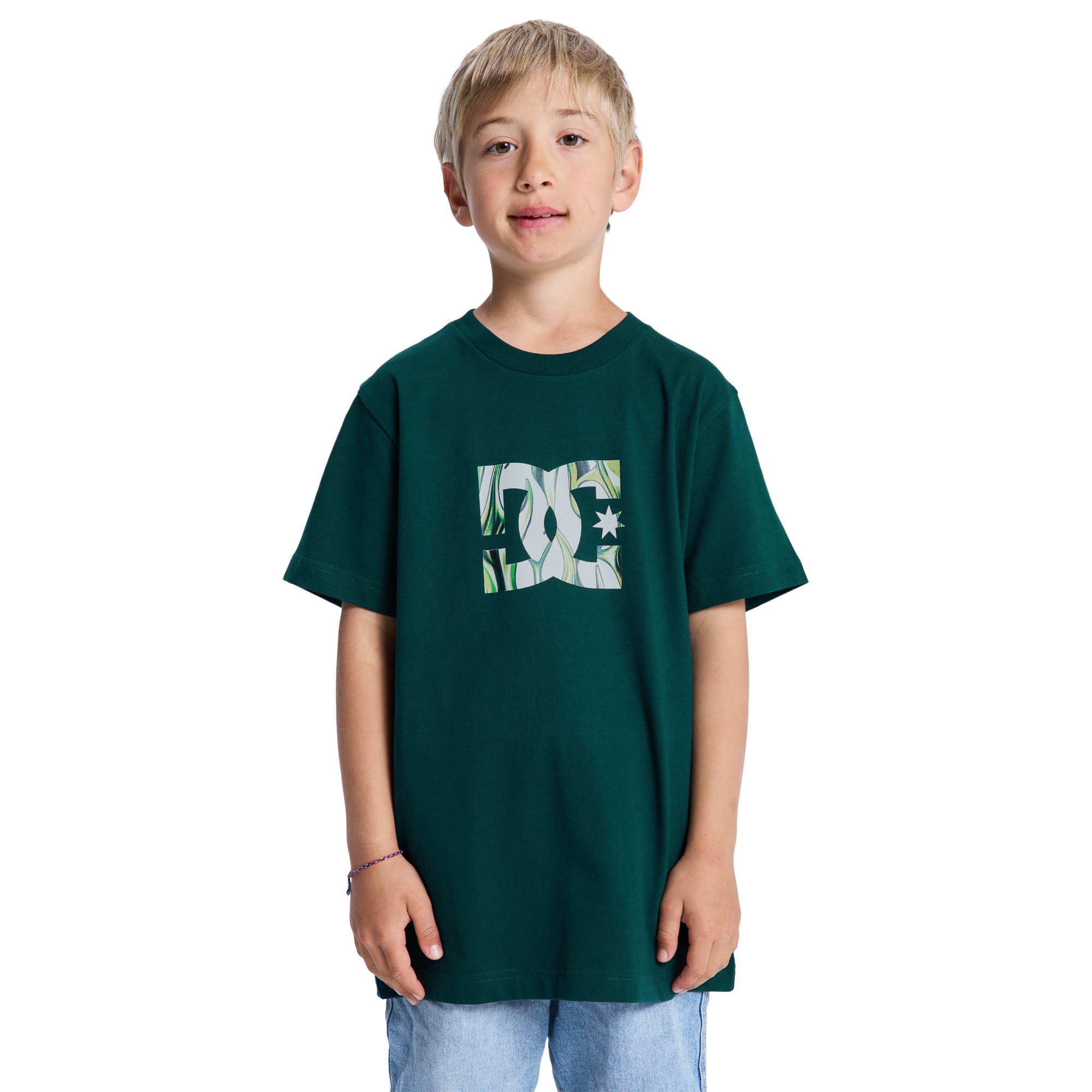 Imagen 0 de Camiseta de niños DC Star Filled DC Shoes Verde