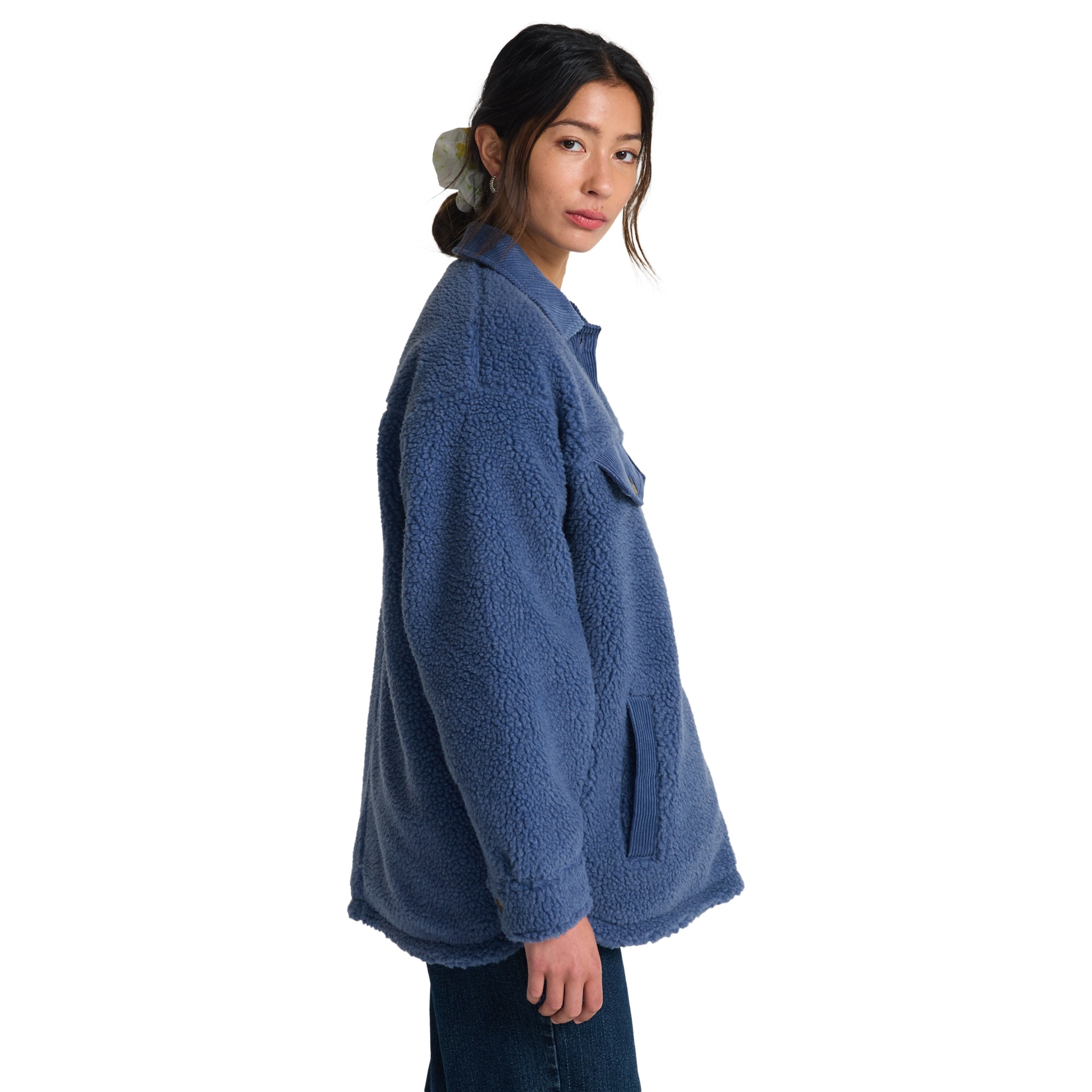Imagen 4 de Chaqueta de mujer Coastal Waves Billabong - Azul Azul