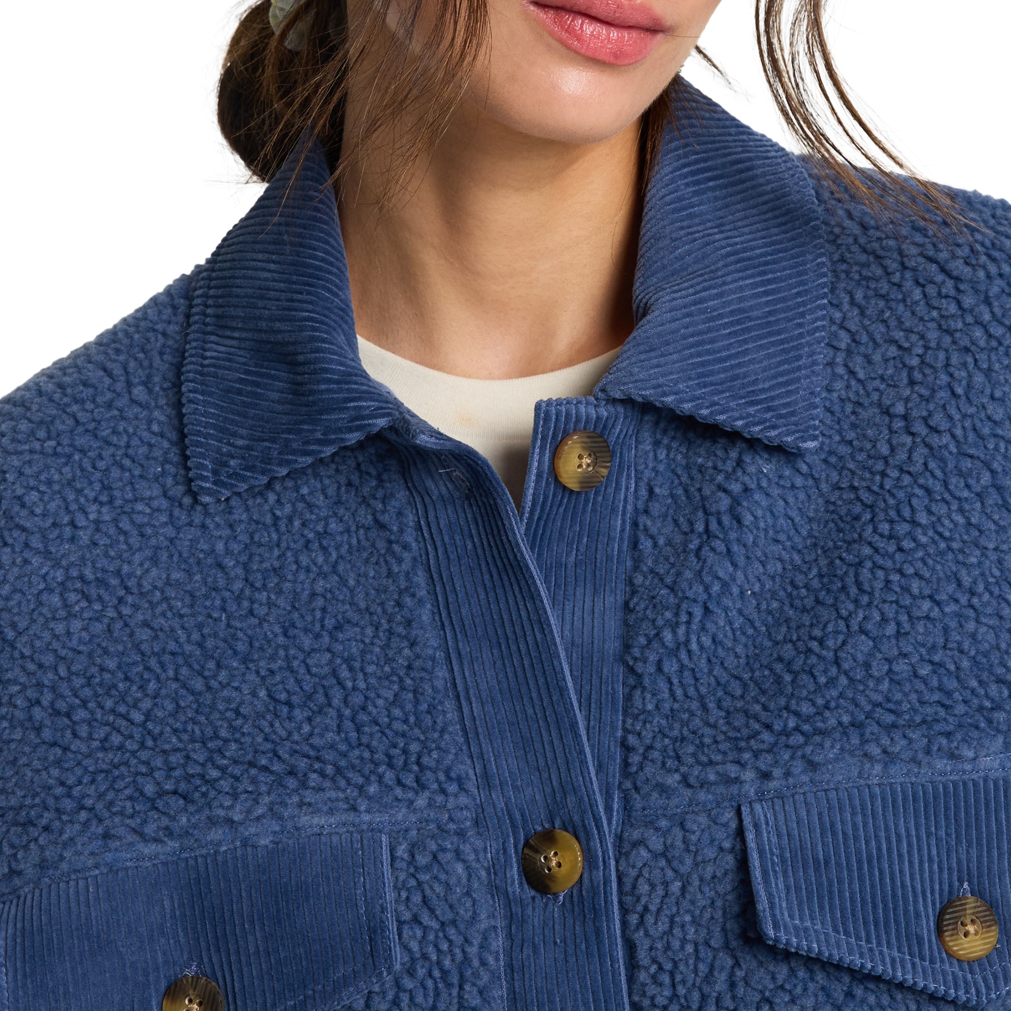 Imagen 5 de Chaqueta de mujer Coastal Waves Billabong - Azul Azul