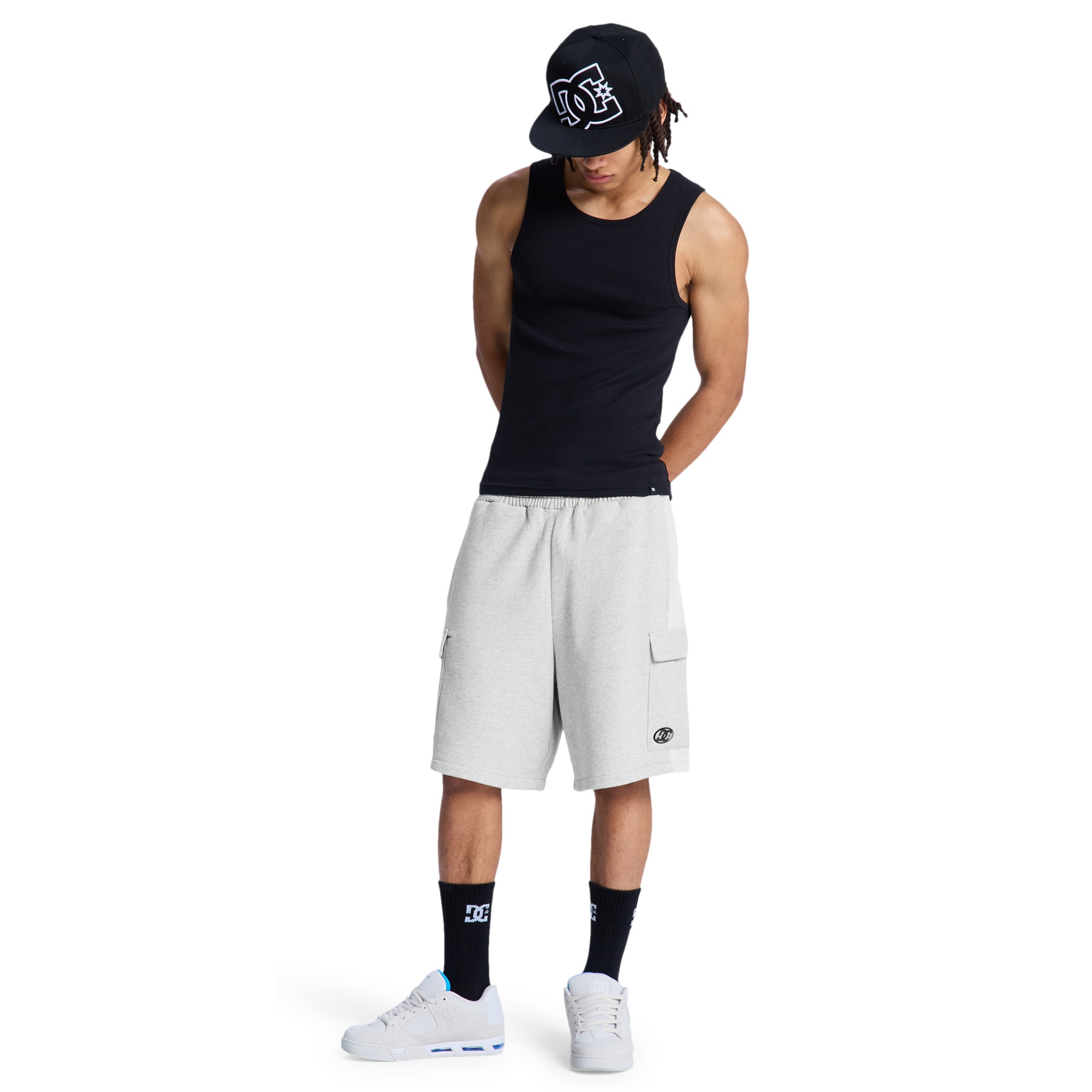 Pantalón corto de hombre Flow Down DC Shoes - Gris claro Gris claro-3
