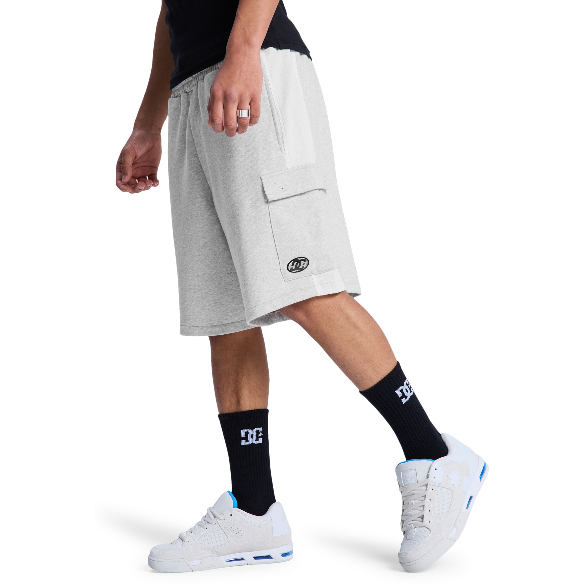 Pantalón corto de hombre Flow Down DC Shoes - Gris claro Gris claro-4