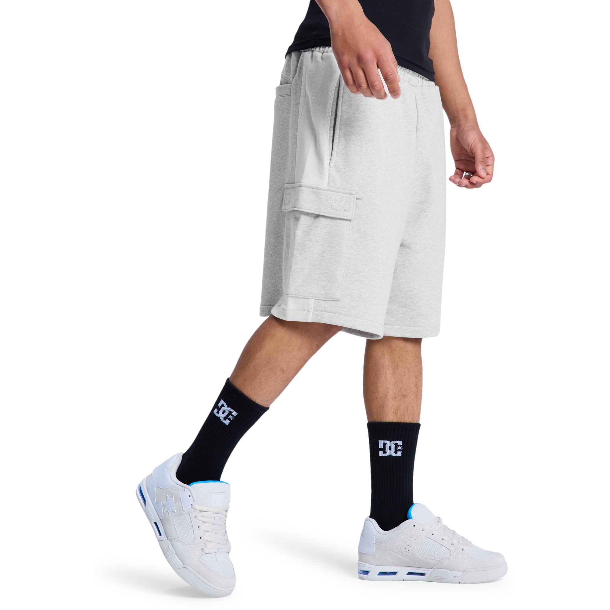 Pantalón corto de hombre Flow Down DC Shoes - Gris claro Gris claro-5