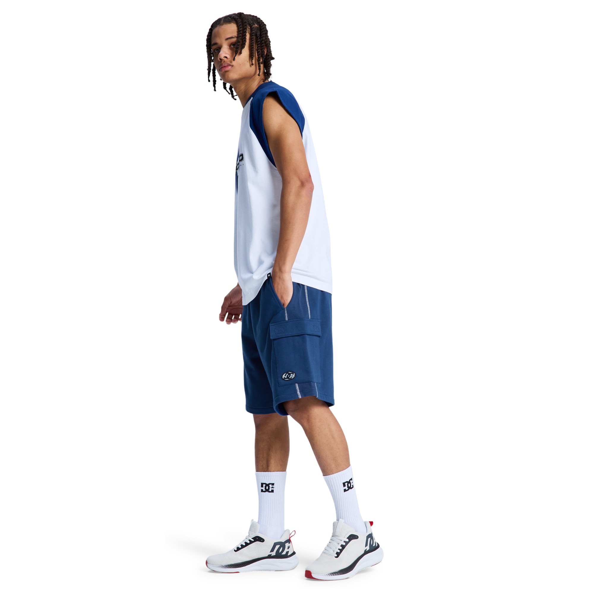 Pantalón corto de hombre Flow Down DC Shoes - Azul Azul-3