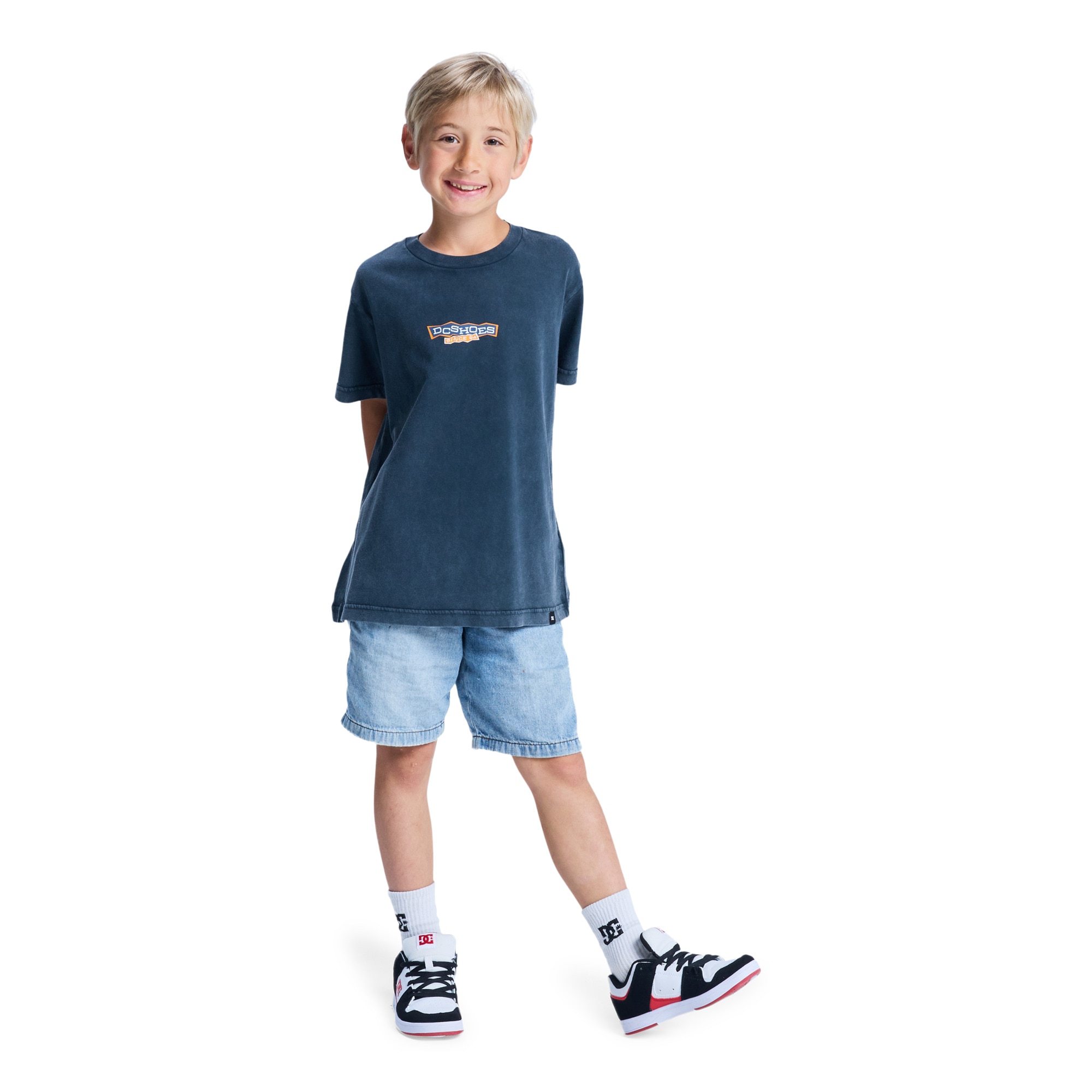 Camiseta de niños Planetarium DC Shoes - Azul marino Azul marino-5