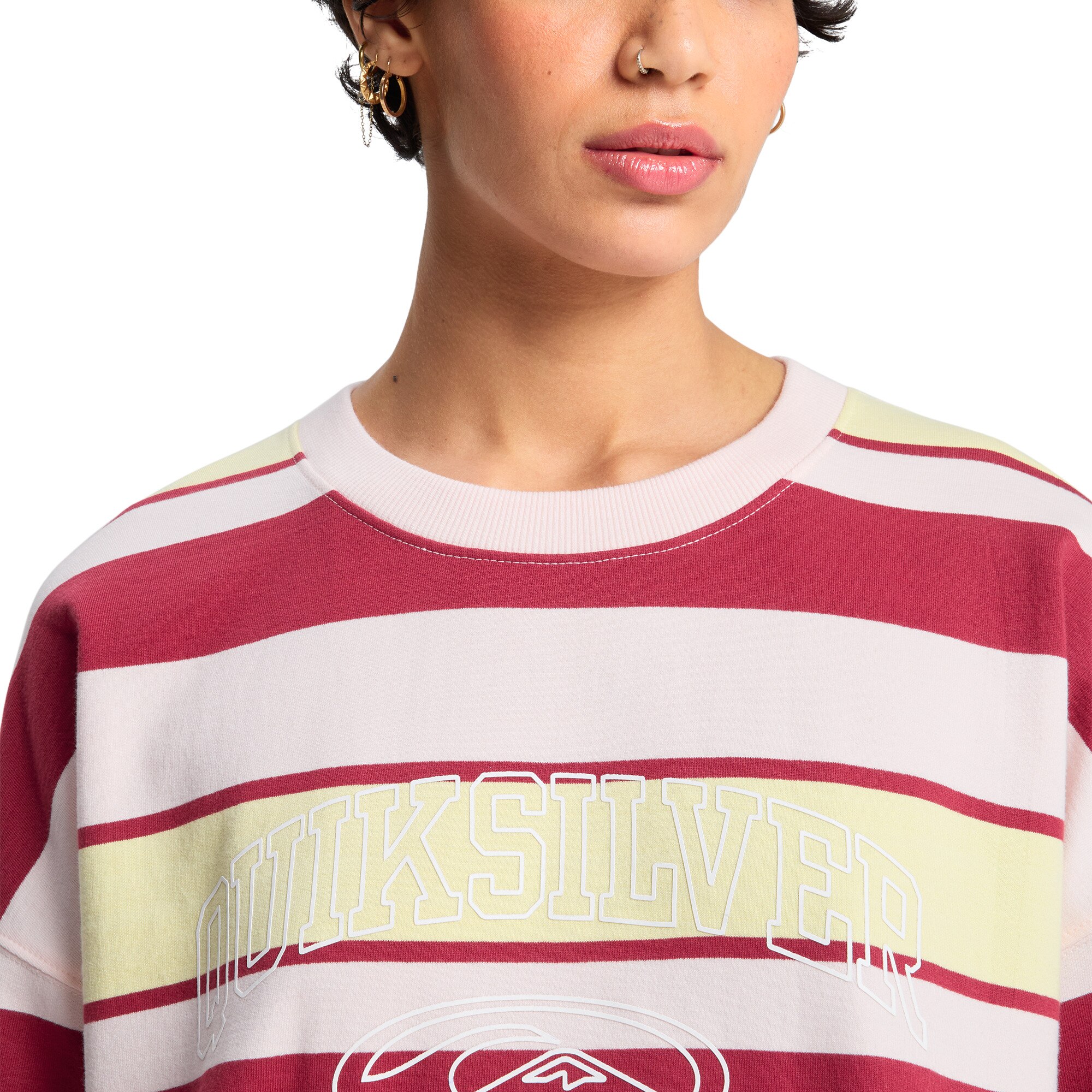 Sudadera de mujer Bright Quiksilver - Rojo Rojo-5