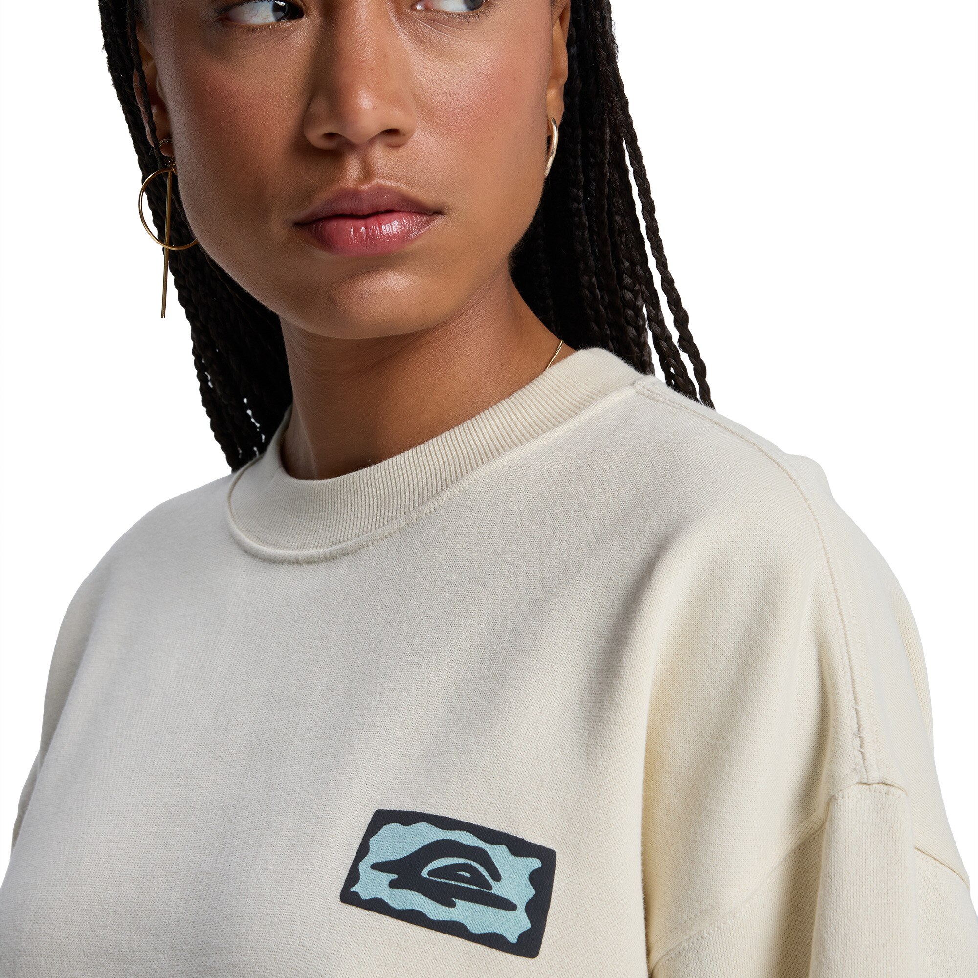 Calienta-cuellos de mujer Standard Quiksilver - Blanco Blanco-3