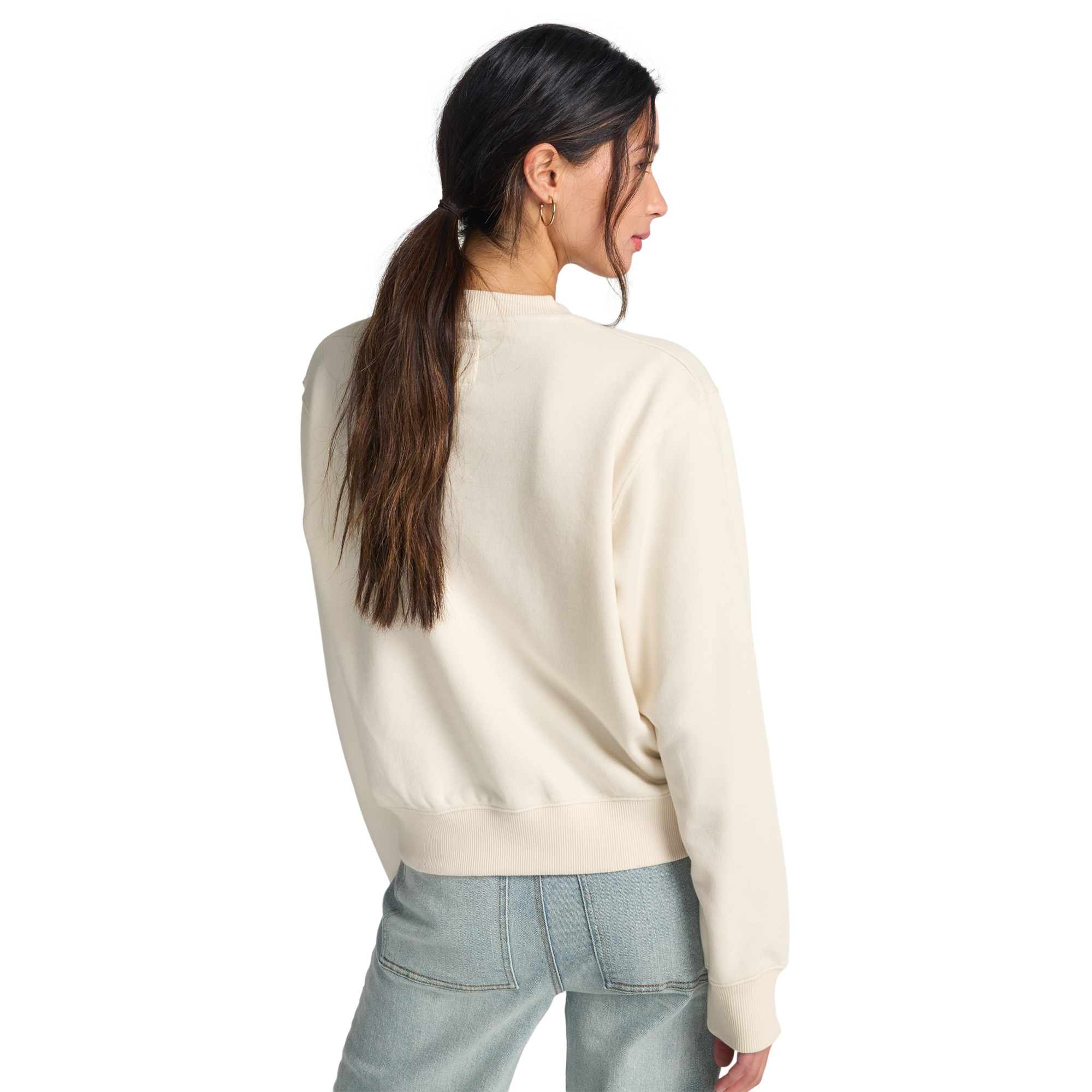 Sudadera de mujer Family Tree Billabong - Blanco Blanco-2