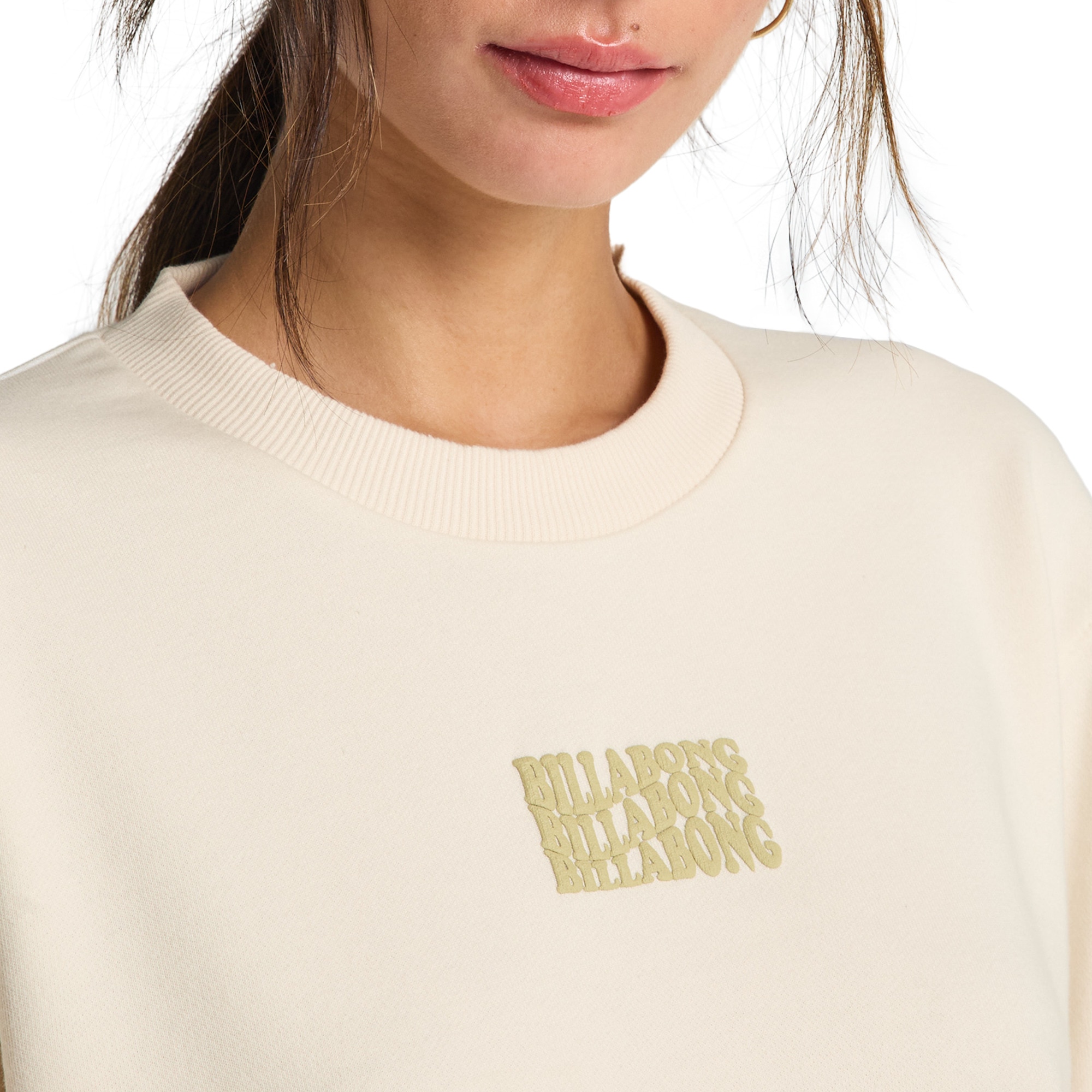 Sudadera de mujer Family Tree Billabong - Blanco Blanco-5