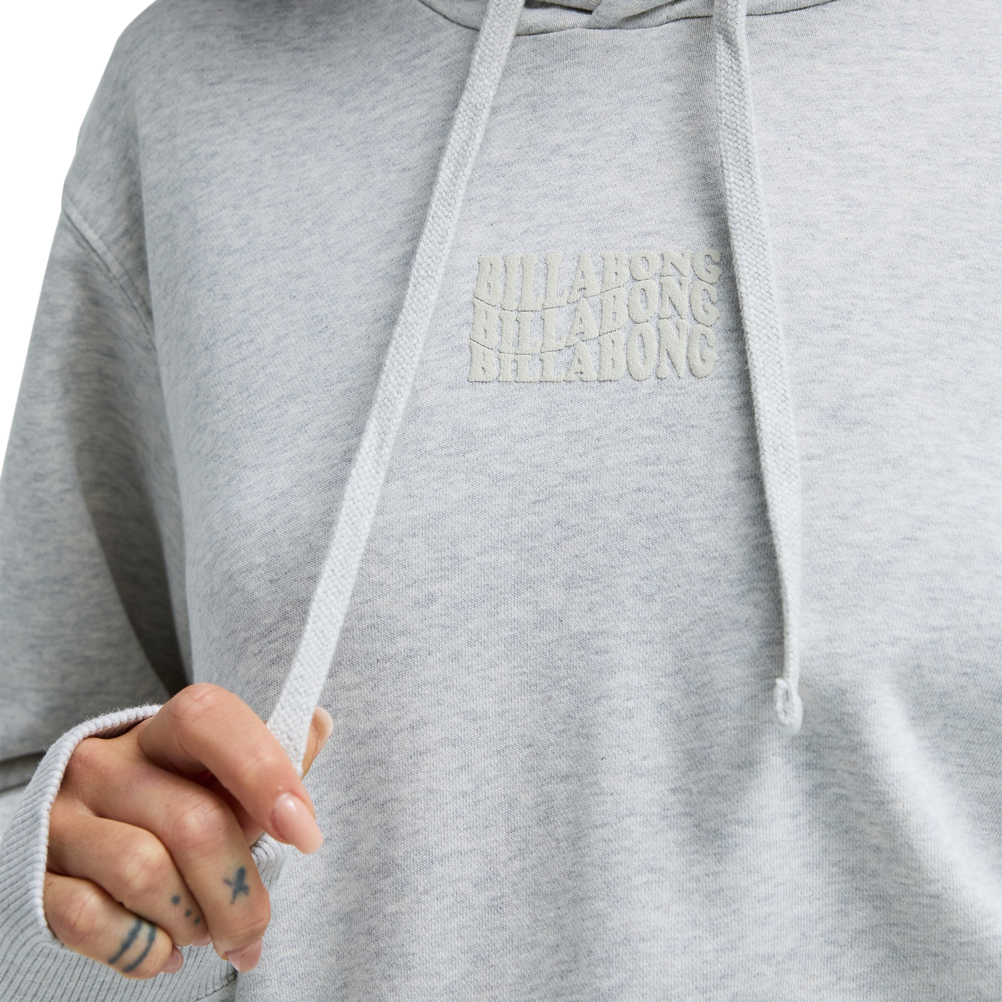 Sudadera de mujer Family Billabong - Gris Gris-5